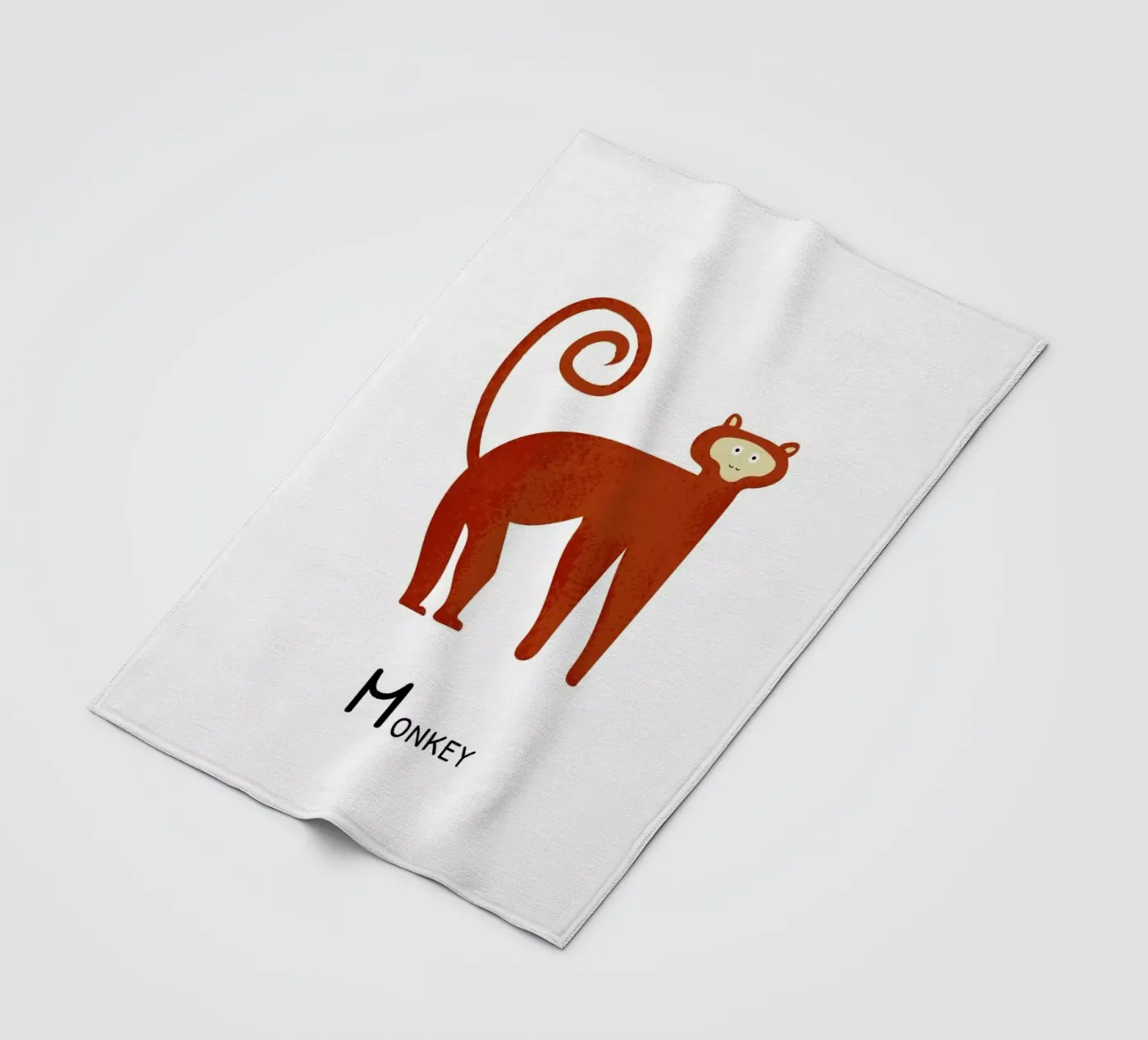 Monkey Fleecedecke von Little Flourishes
