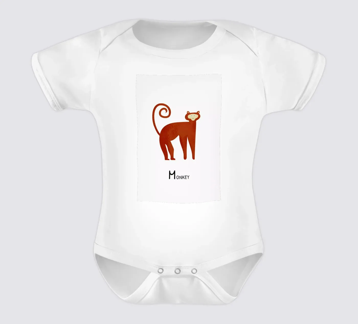 Monkey body bébé de Little Flourishes