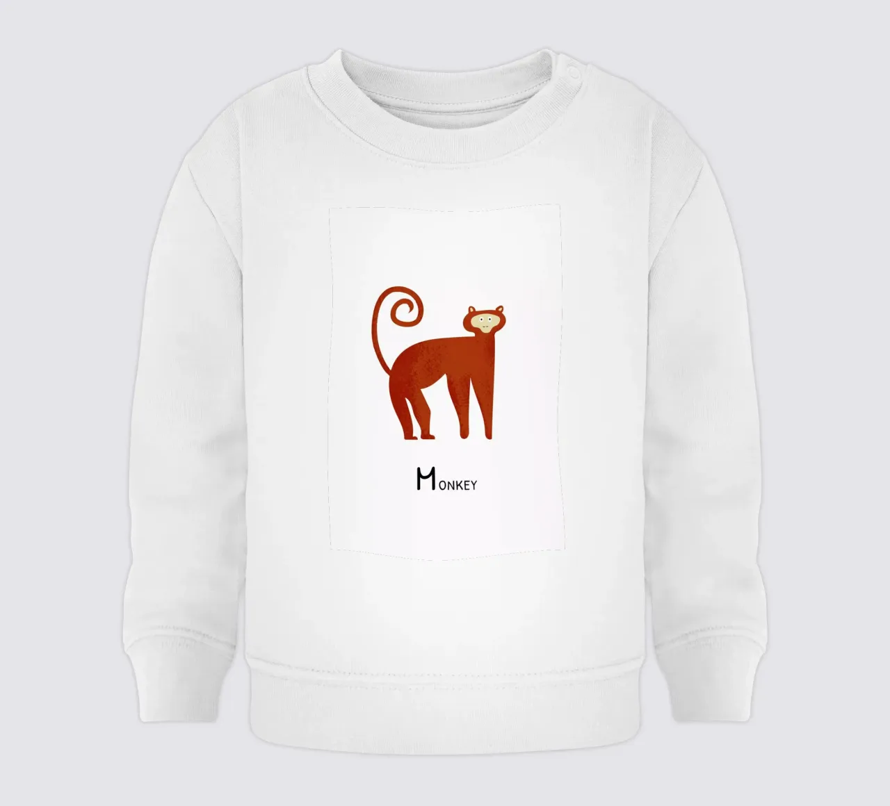 Monkey felpa neonato da Little Flourishes