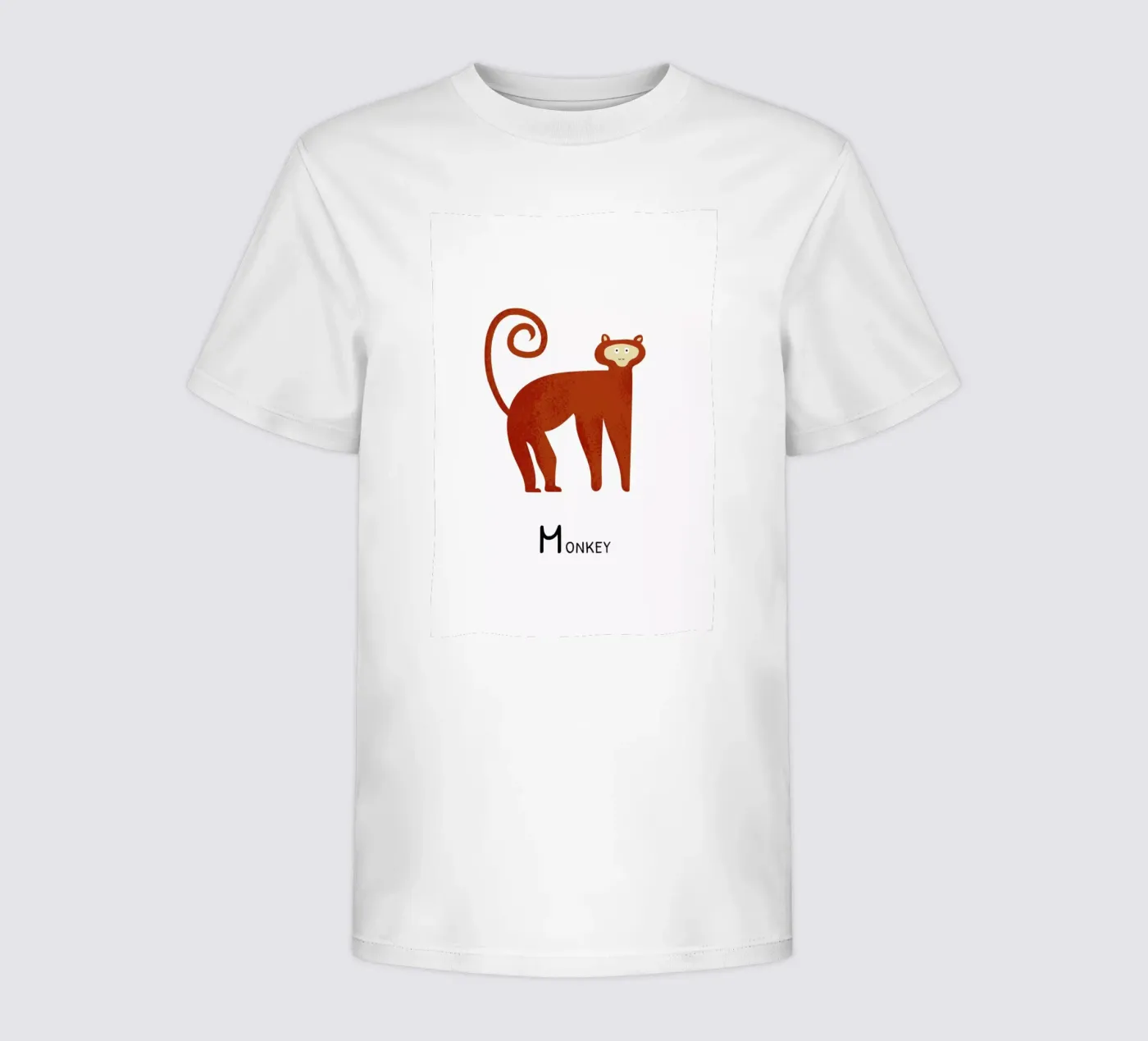 Monkey Kinder T-Shirt von Little Flourishes