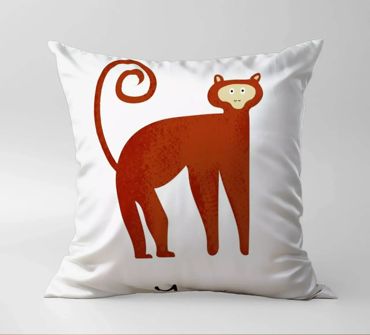 Monkey cuscino da Little Flourishes