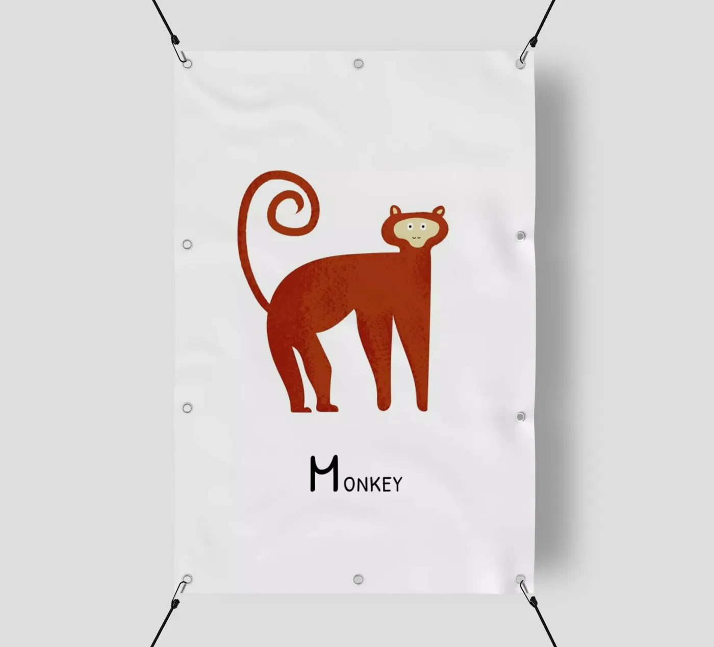 Monkey PVC Plane von Little Flourishes