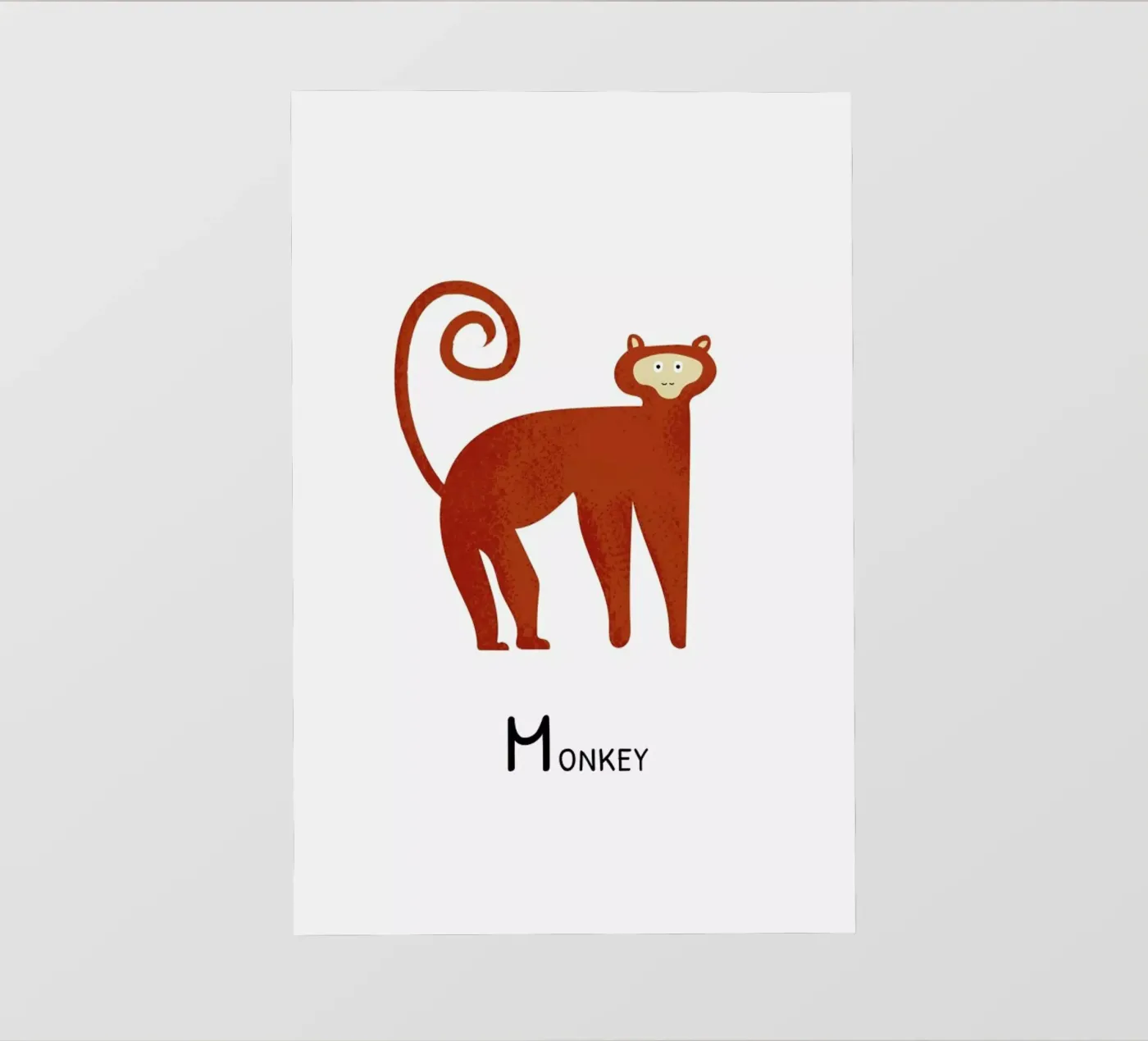 Monkey PVC Plane von Little Flourishes