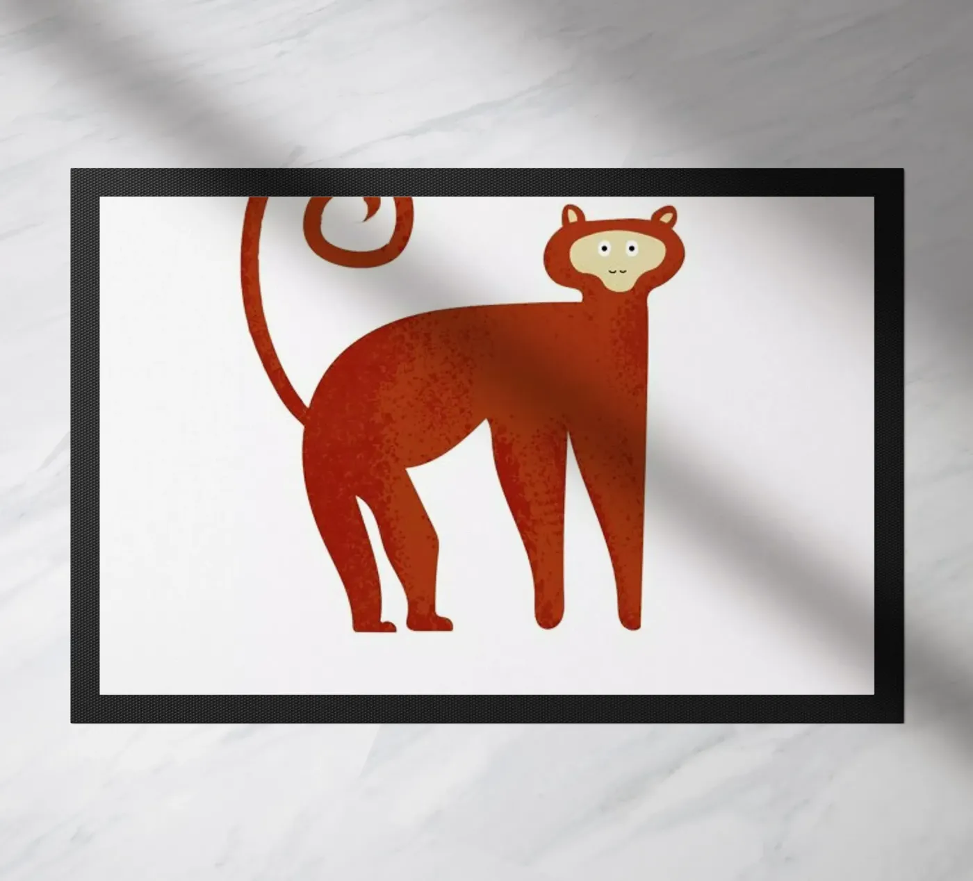 Monkey Fußmatte von Little Flourishes