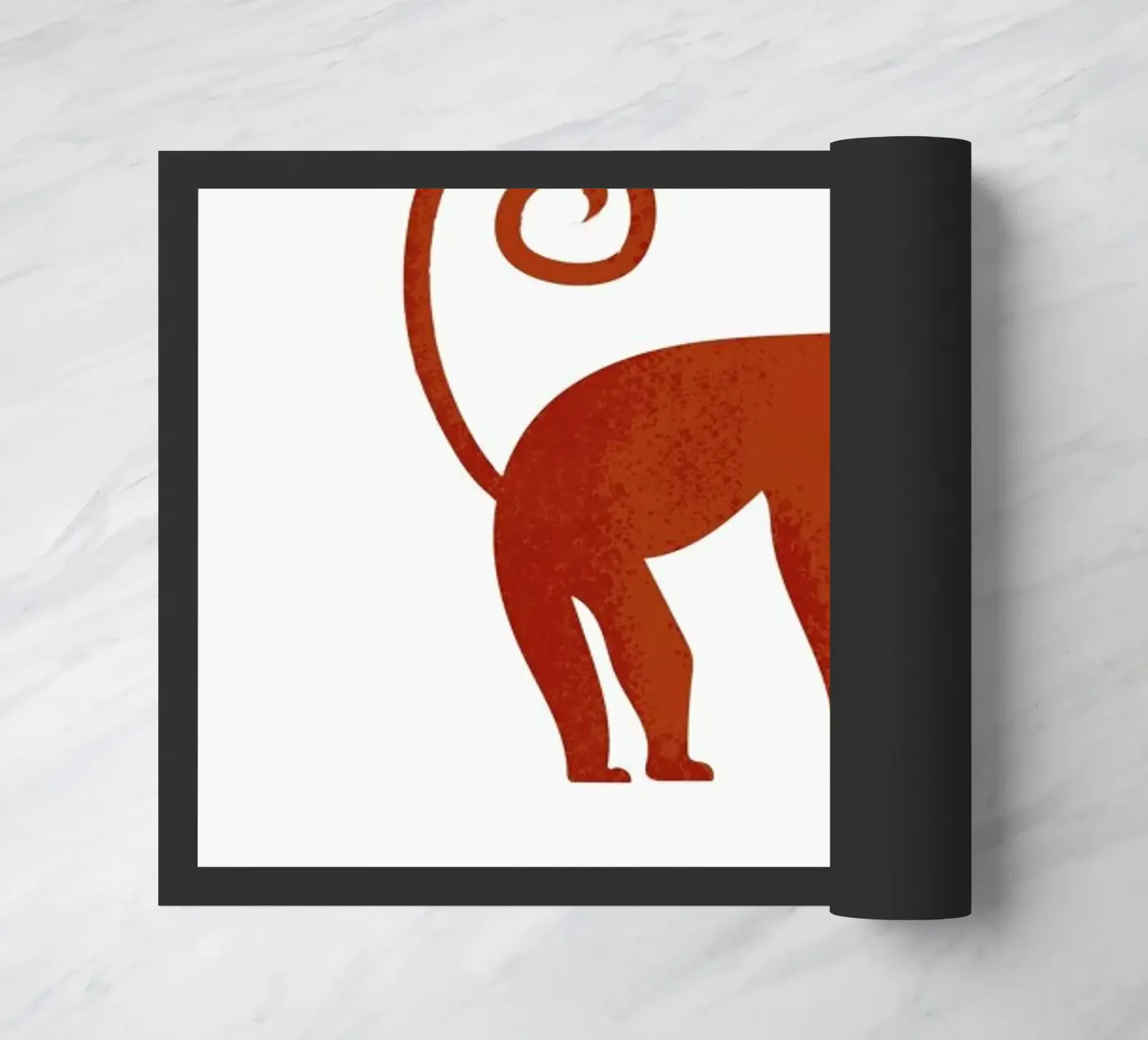 Monkey Fußmatte von Little Flourishes
