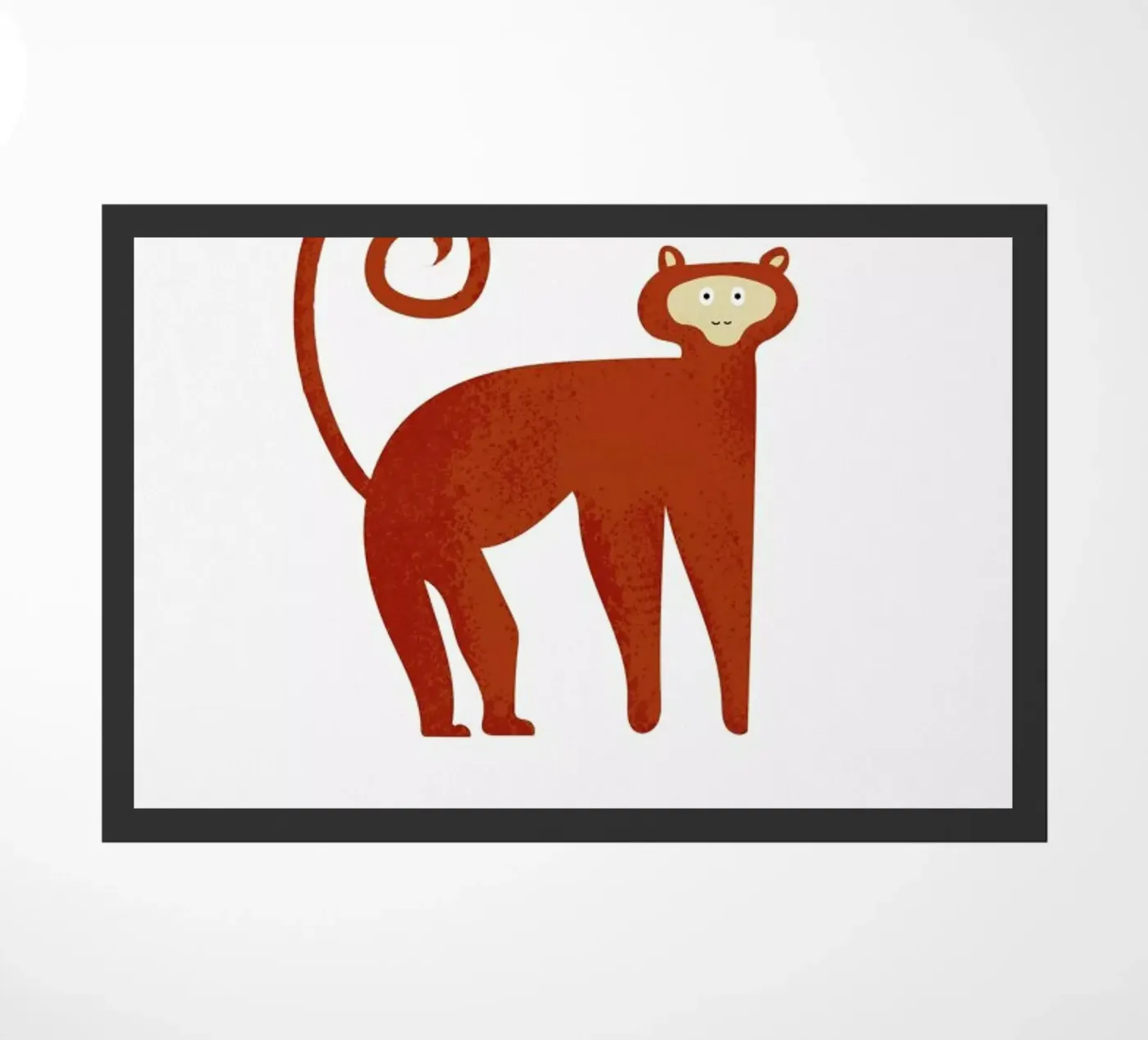 Monkey Fußmatte von Little Flourishes