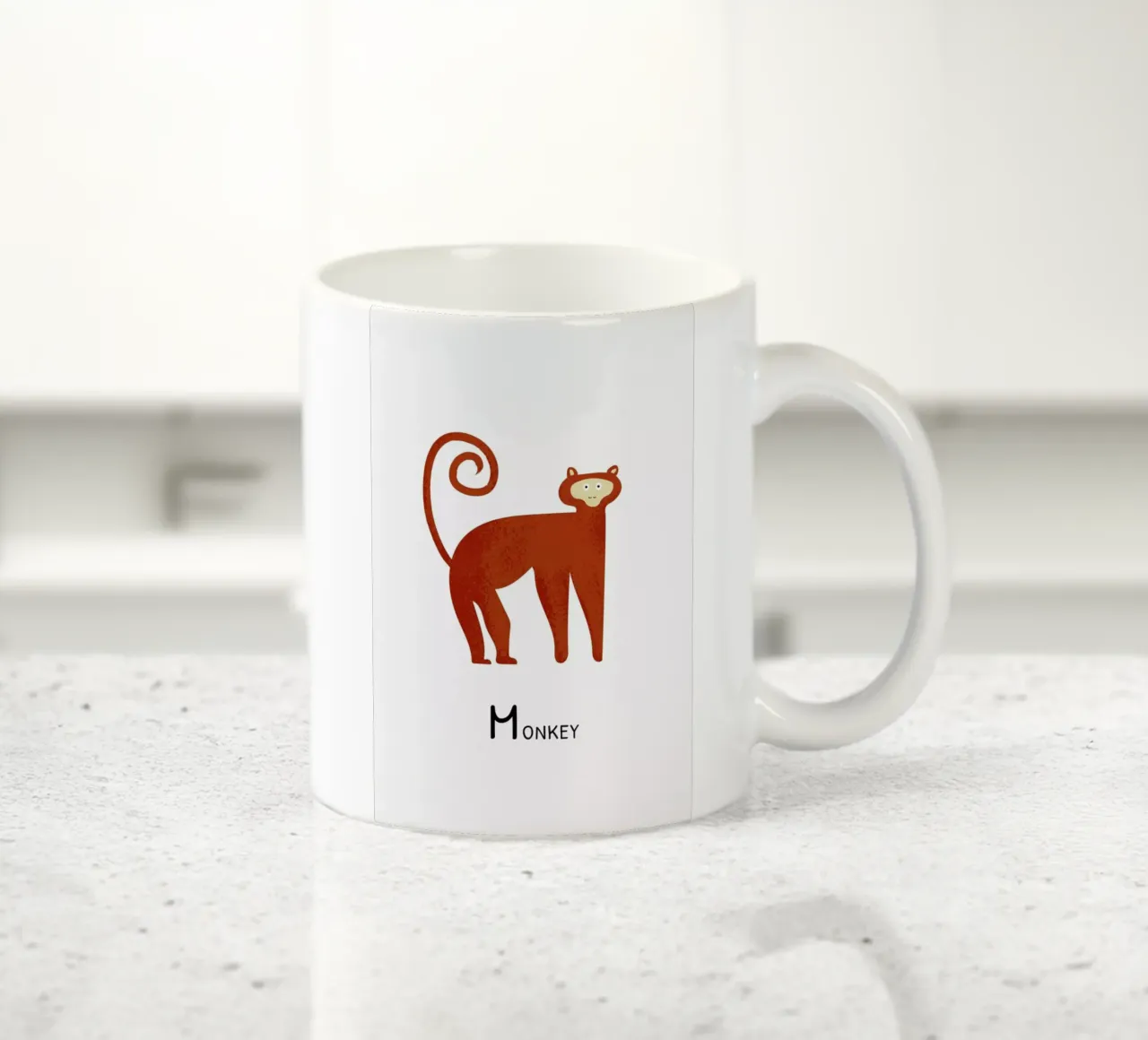 Monkey tazza in ceramica da Little Flourishes