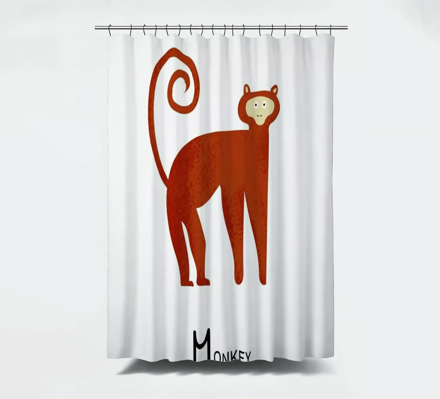 Monkey Duschvorhang von Little Flourishes