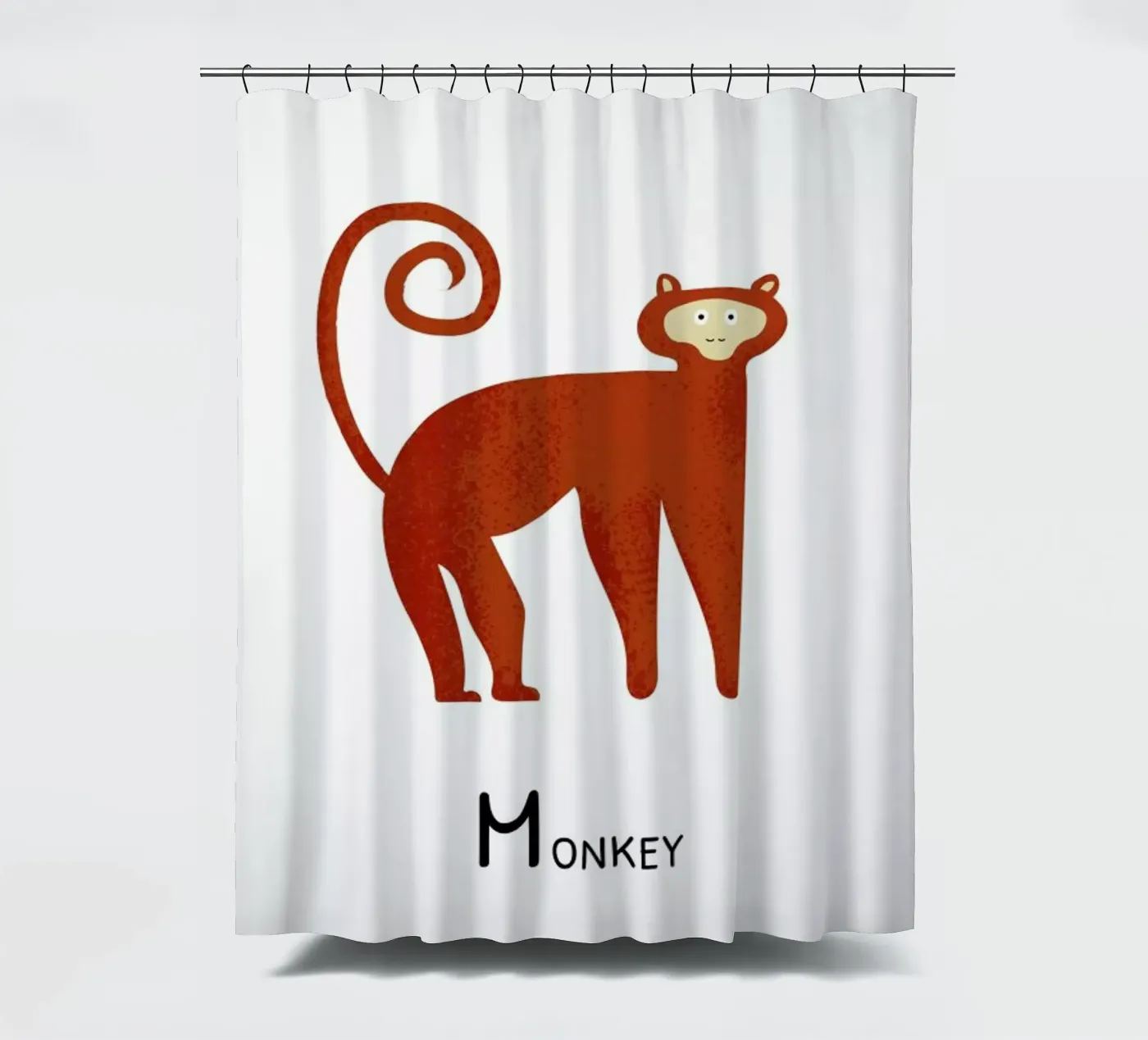 Monkey Duschvorhang von Little Flourishes