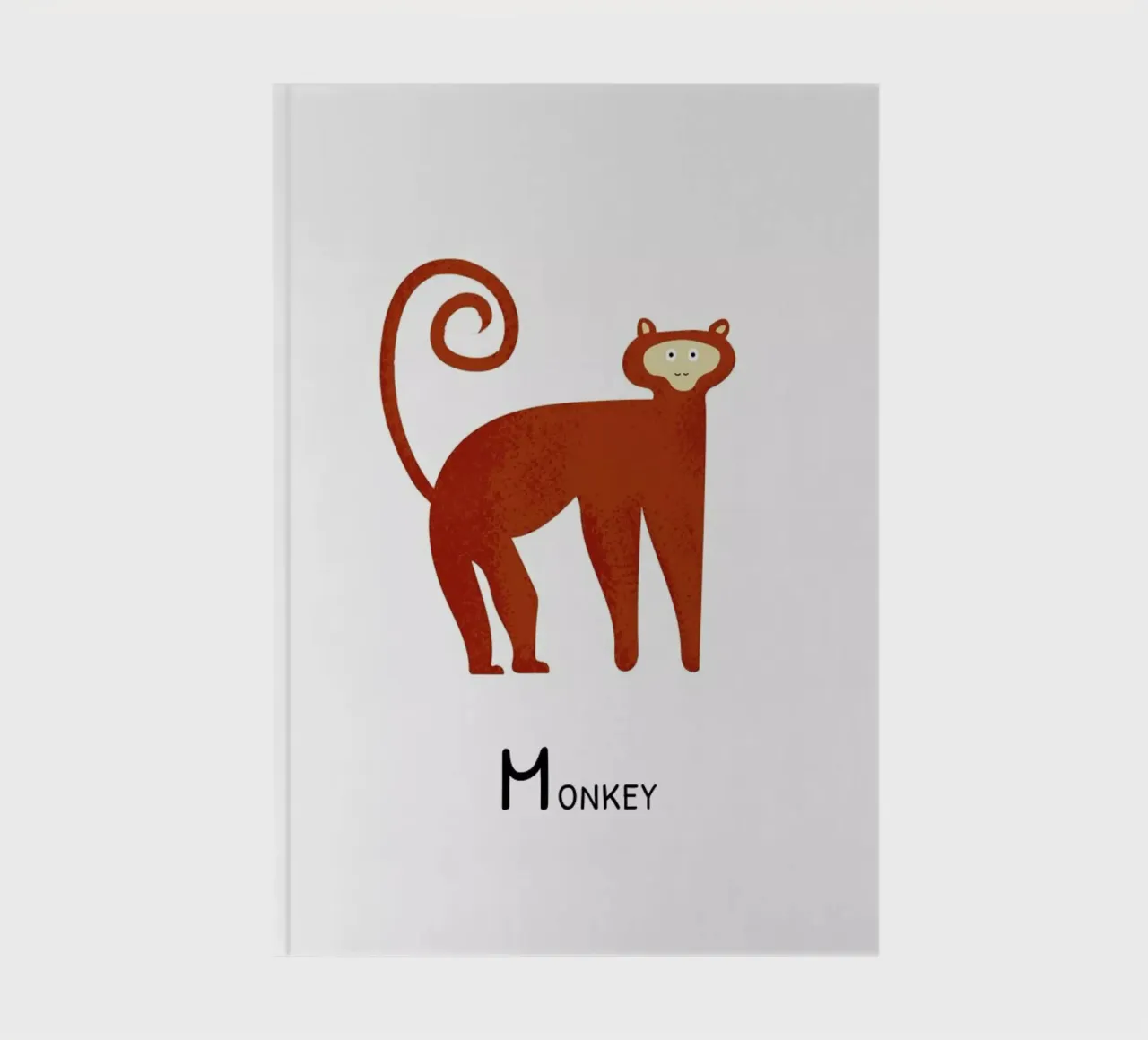 Monkey notebook by Little Flourishes