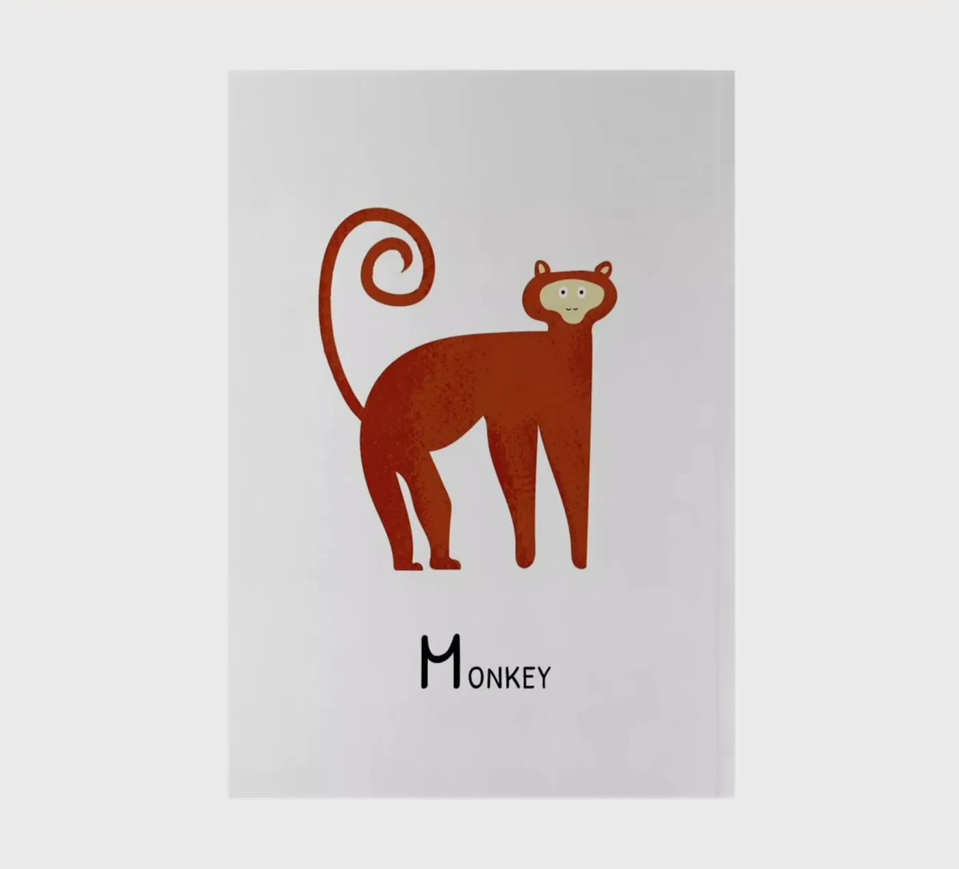 Monkey notebook by Little Flourishes