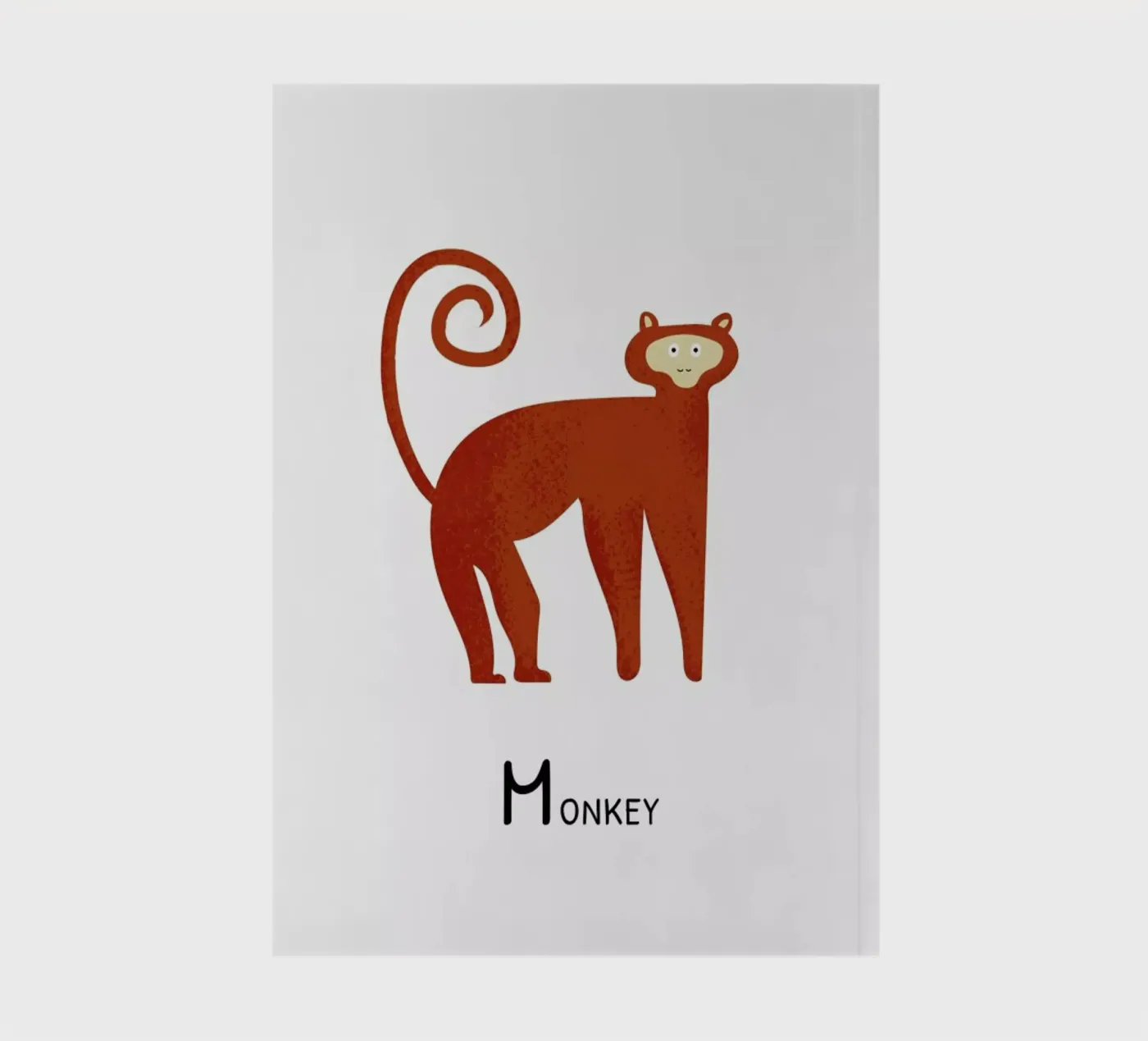 Monkey notebook by Little Flourishes