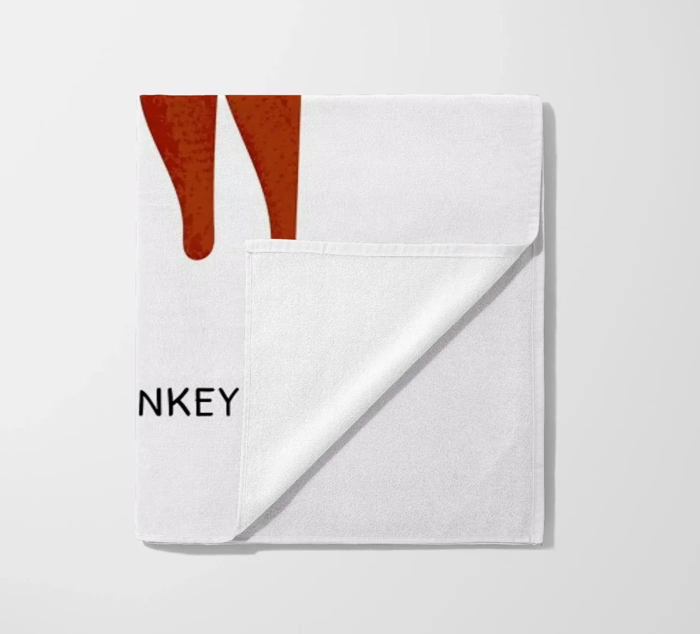 Monkey strandhanddoek van Little Flourishes