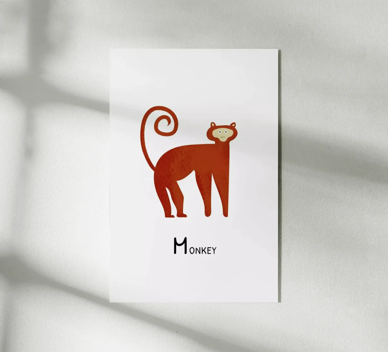 Monkey plexiglass da Little Flourishes