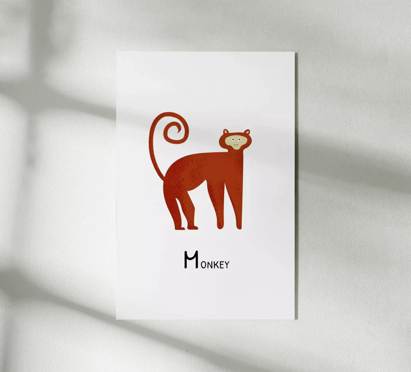 Monkey plexiglass da Little Flourishes