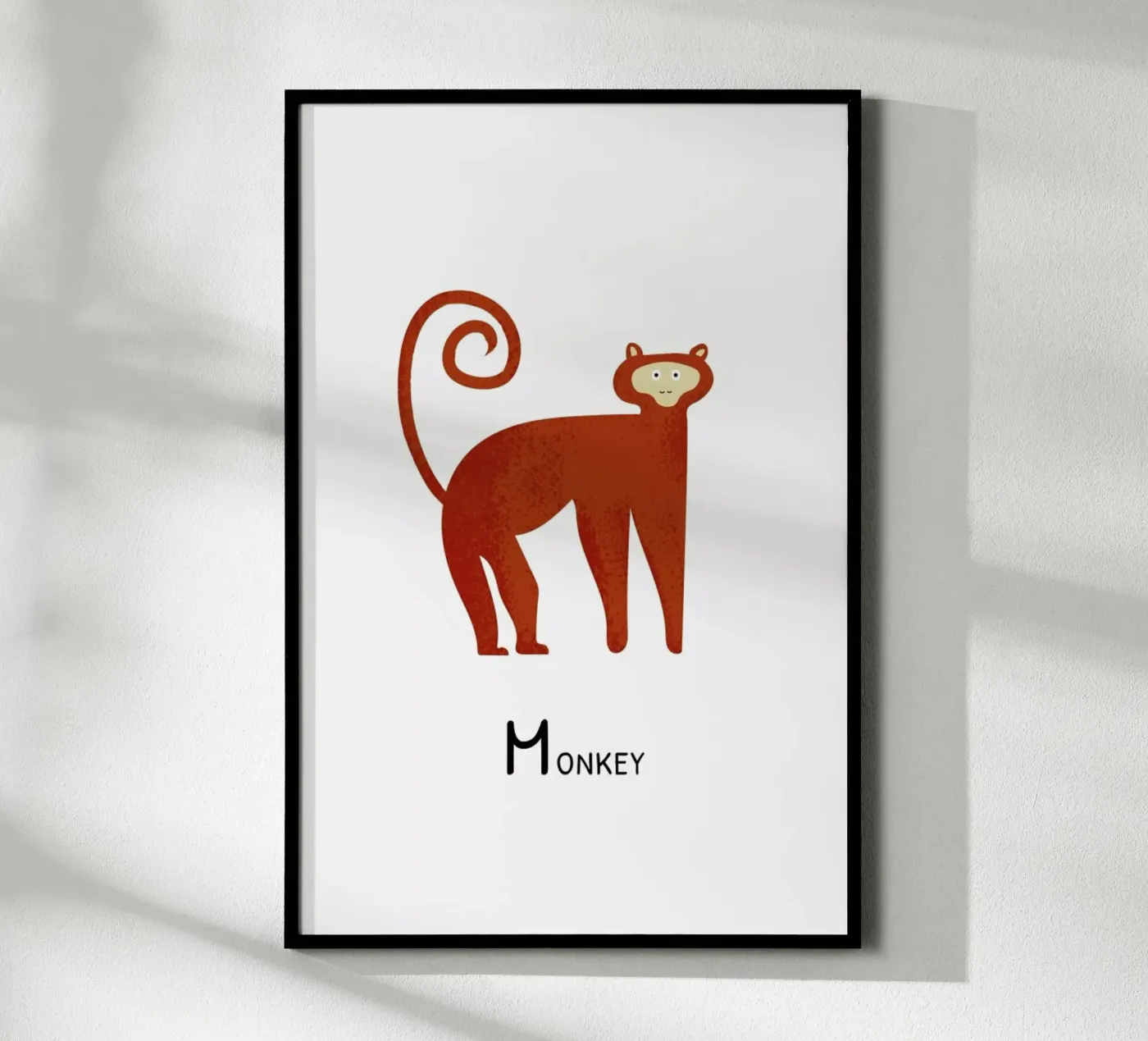 Monkey poster by Little Flourishes