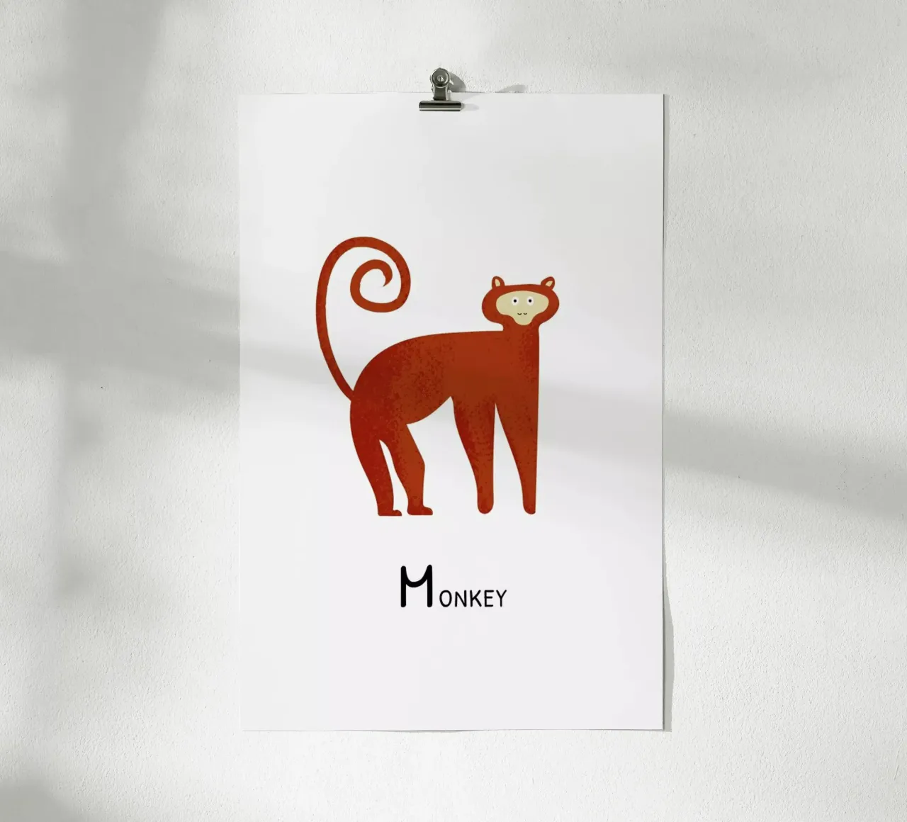 Monkey poster da Little Flourishes
