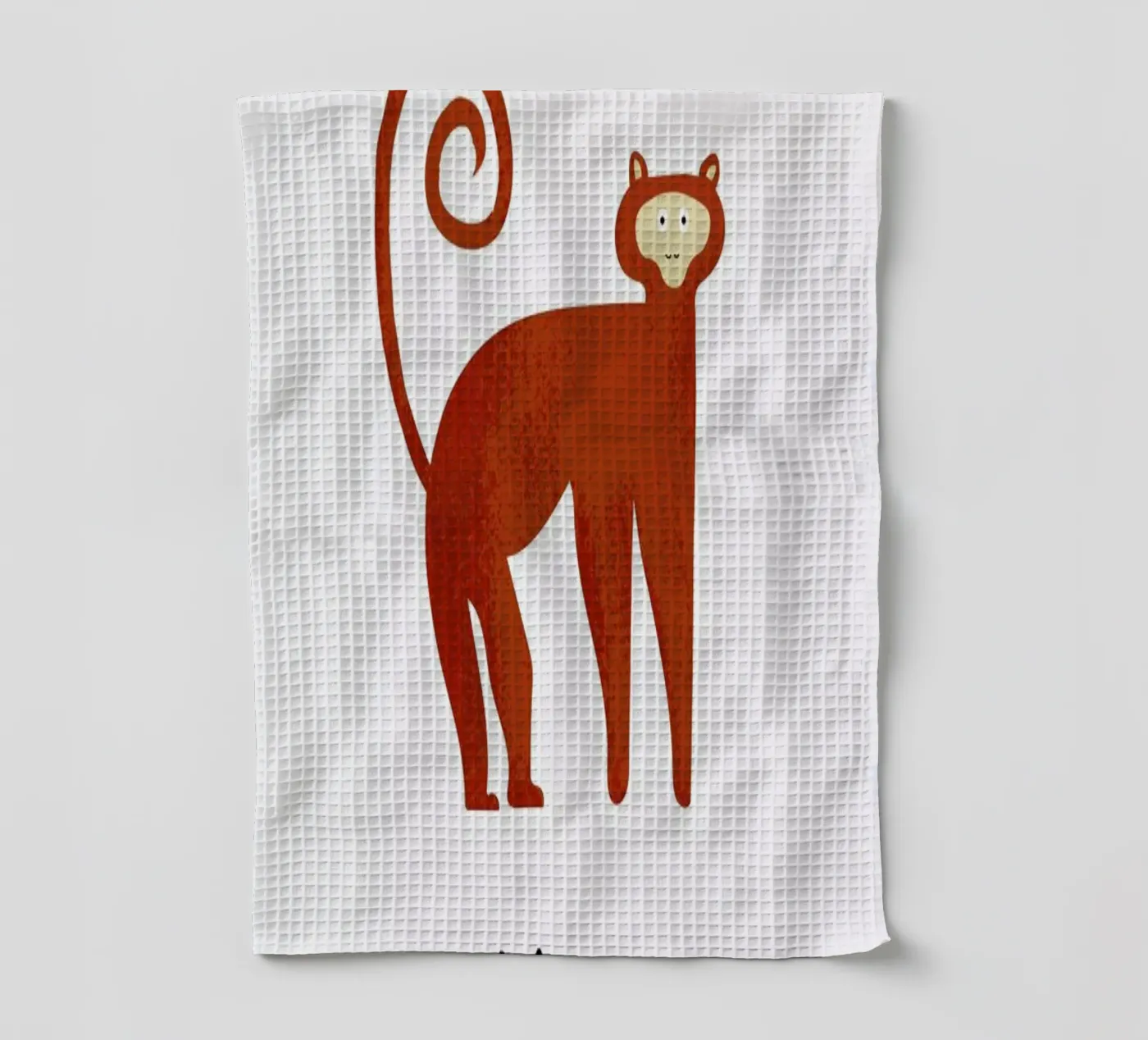Monkey Geschirrtuch von Little Flourishes