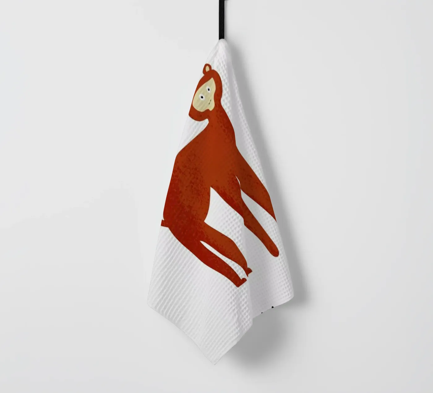 Monkey Geschirrtuch von Little Flourishes