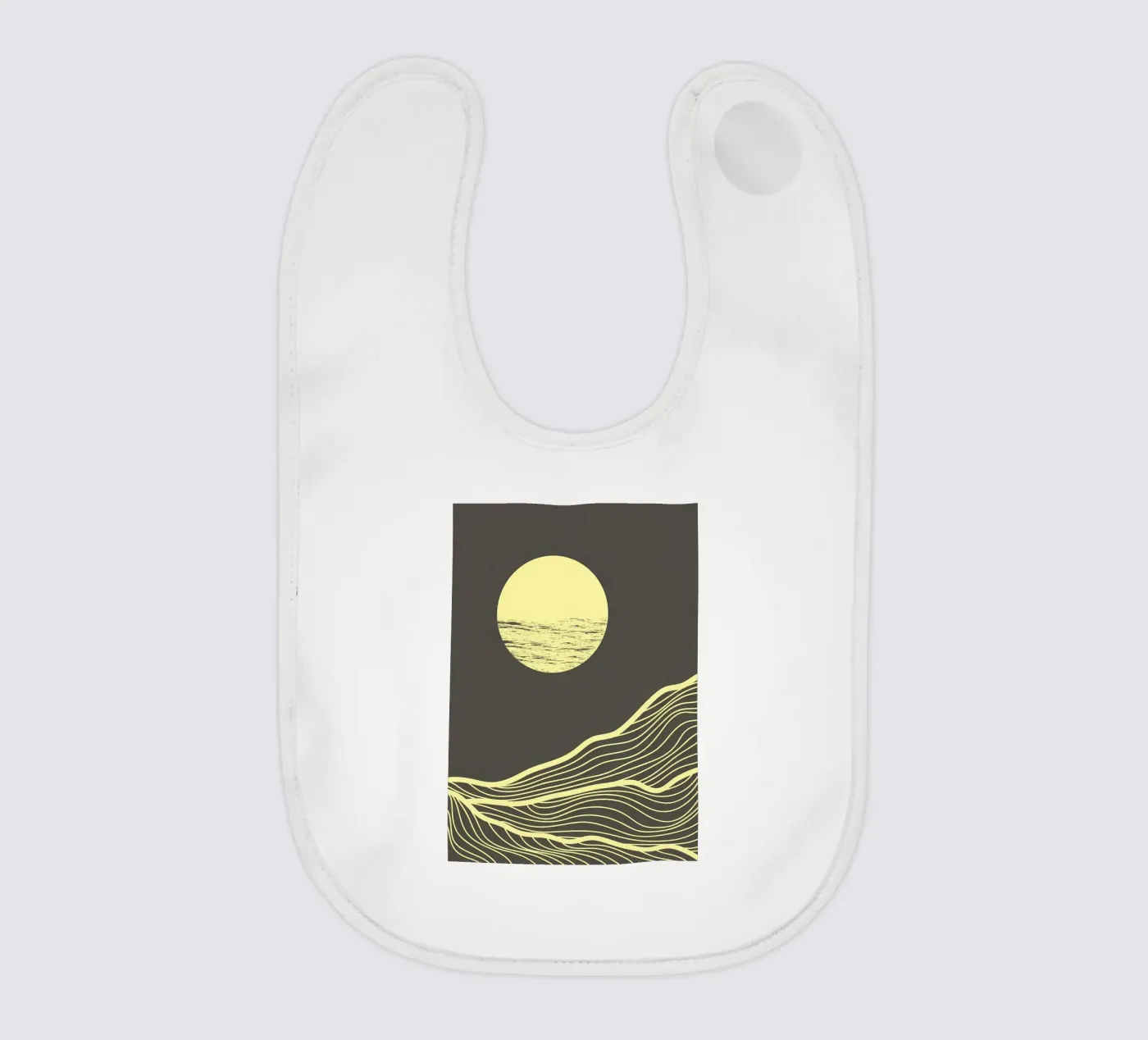 Poster baby bib by James M Coyle