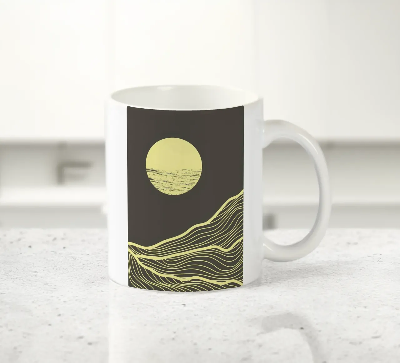 Poster ceramic mug by James M Coyle