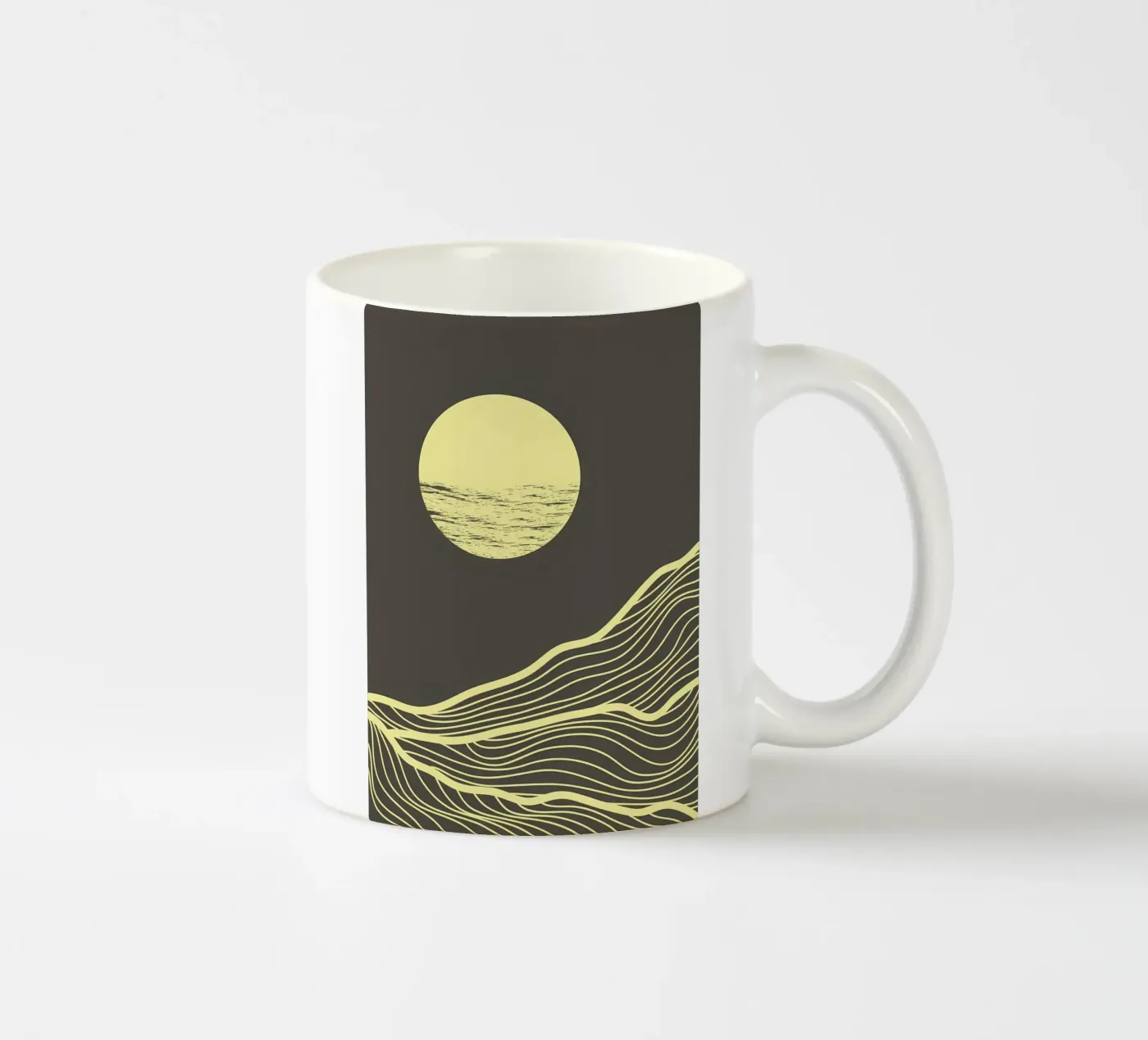 Poster ceramic mug by James M Coyle