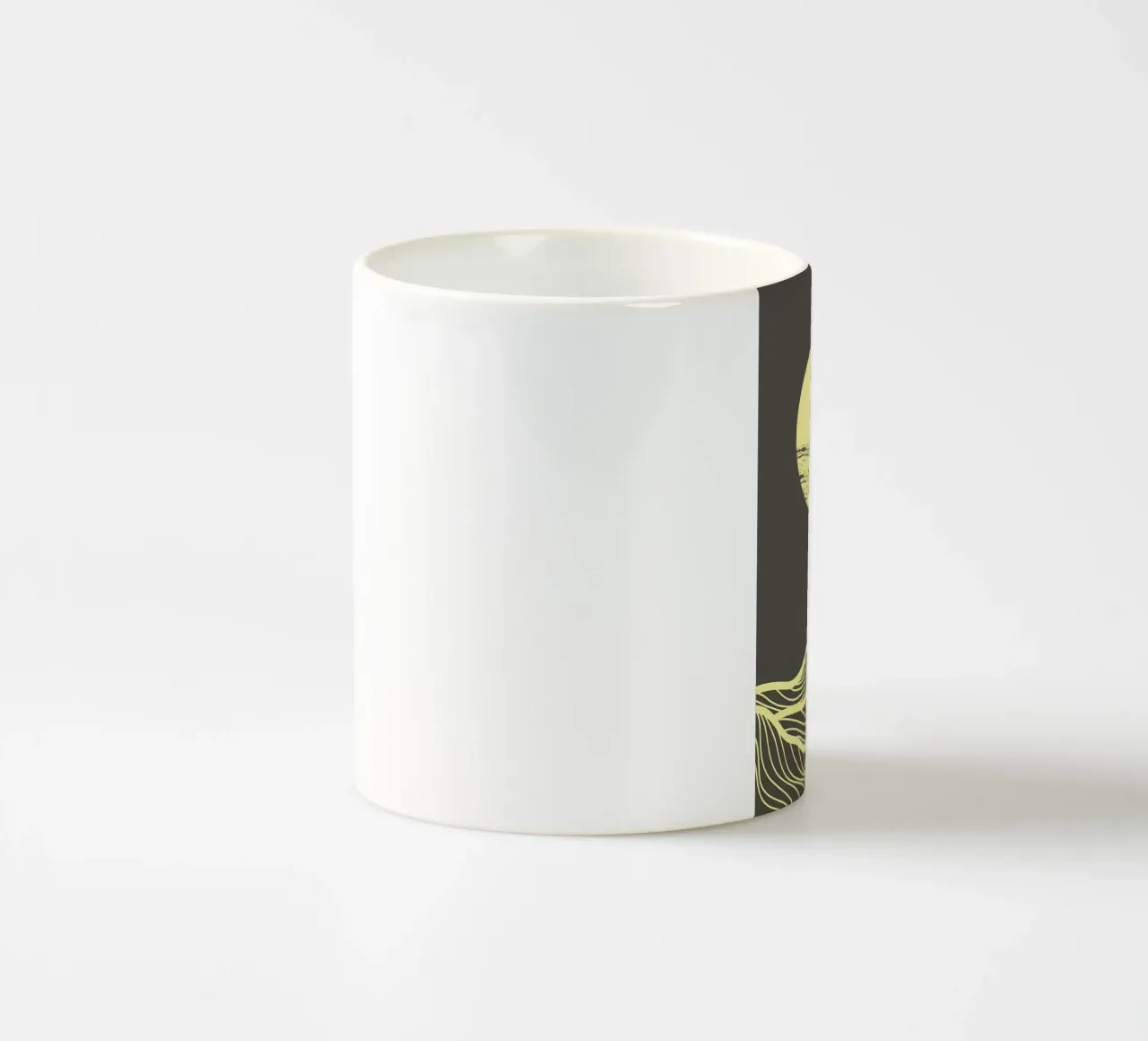 Poster ceramic mug by James M Coyle