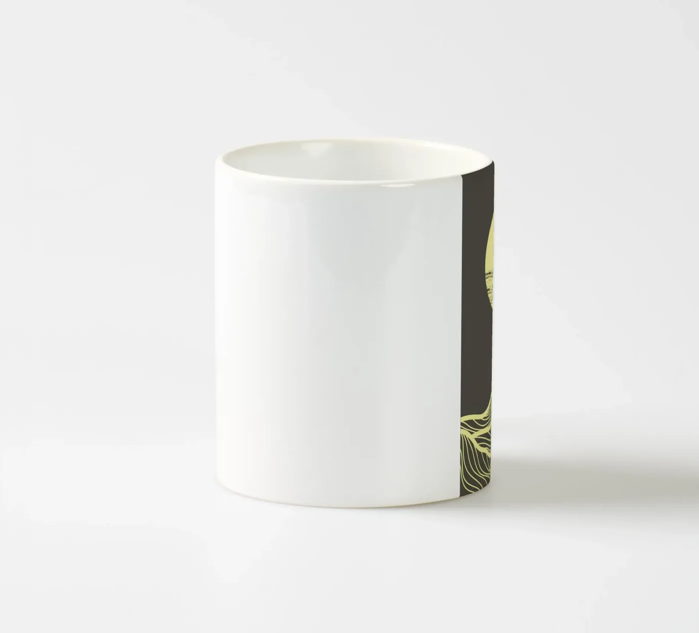 Poster ceramic mug by James M Coyle