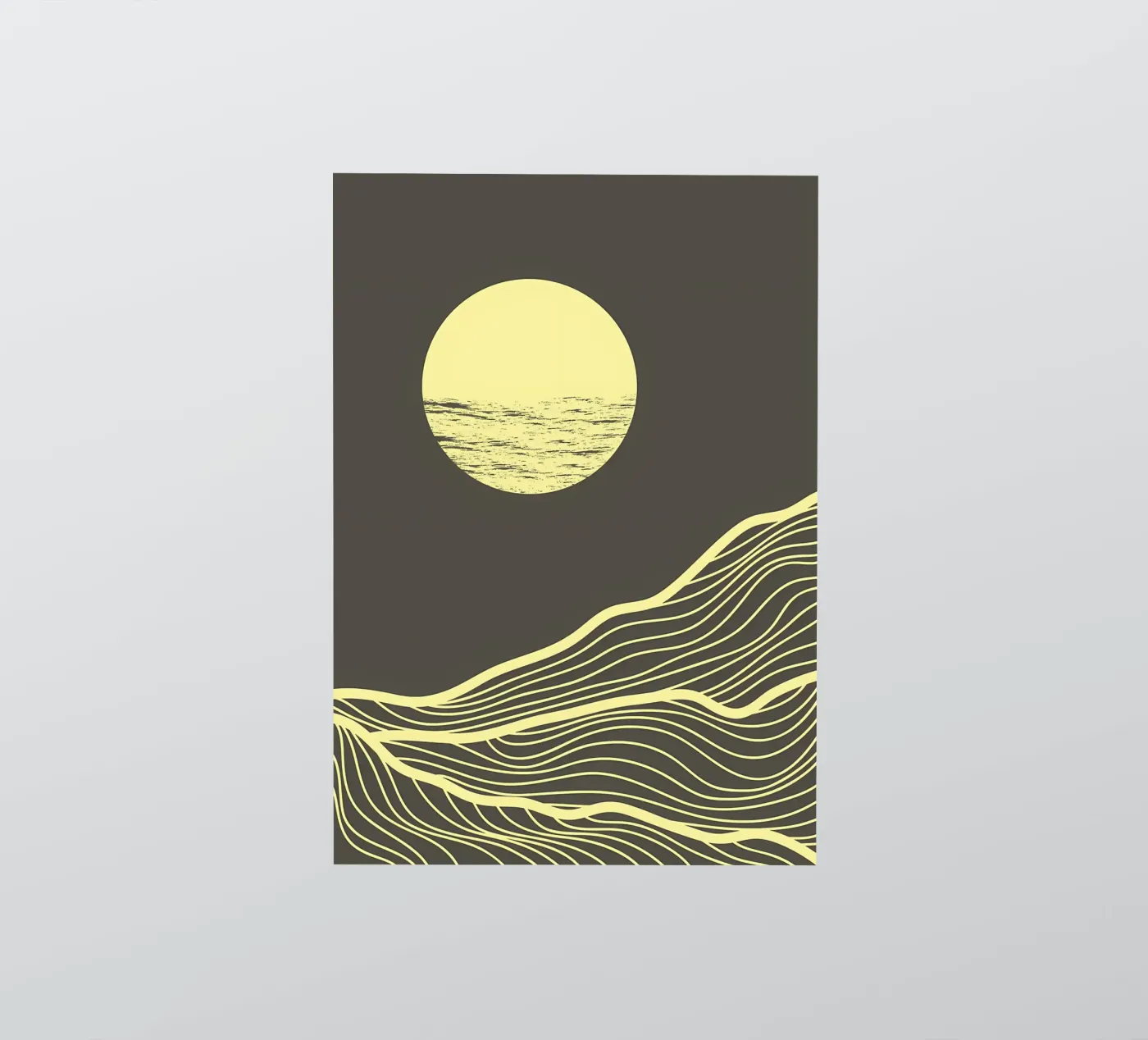 Poster sticker by James M Coyle