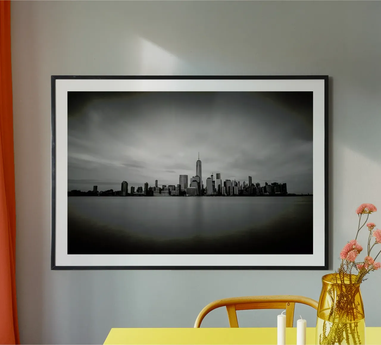 Manhattan Mood @juliaglasener1 poster con telaio in legno da EyeEm Mobile GmbH