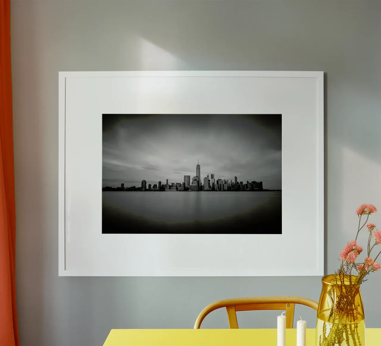 Manhattan Mood @juliaglasener1 poster con telaio in legno da EyeEm Mobile GmbH