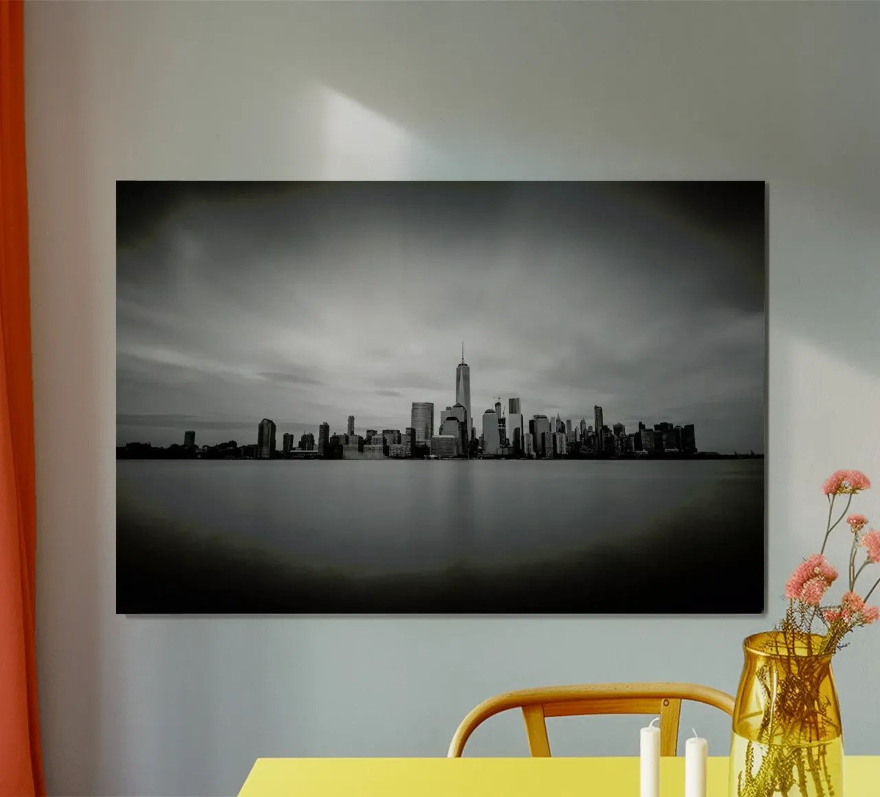 Manhattan Mood @juliaglasener1 poster con telaio in legno da EyeEm Mobile GmbH