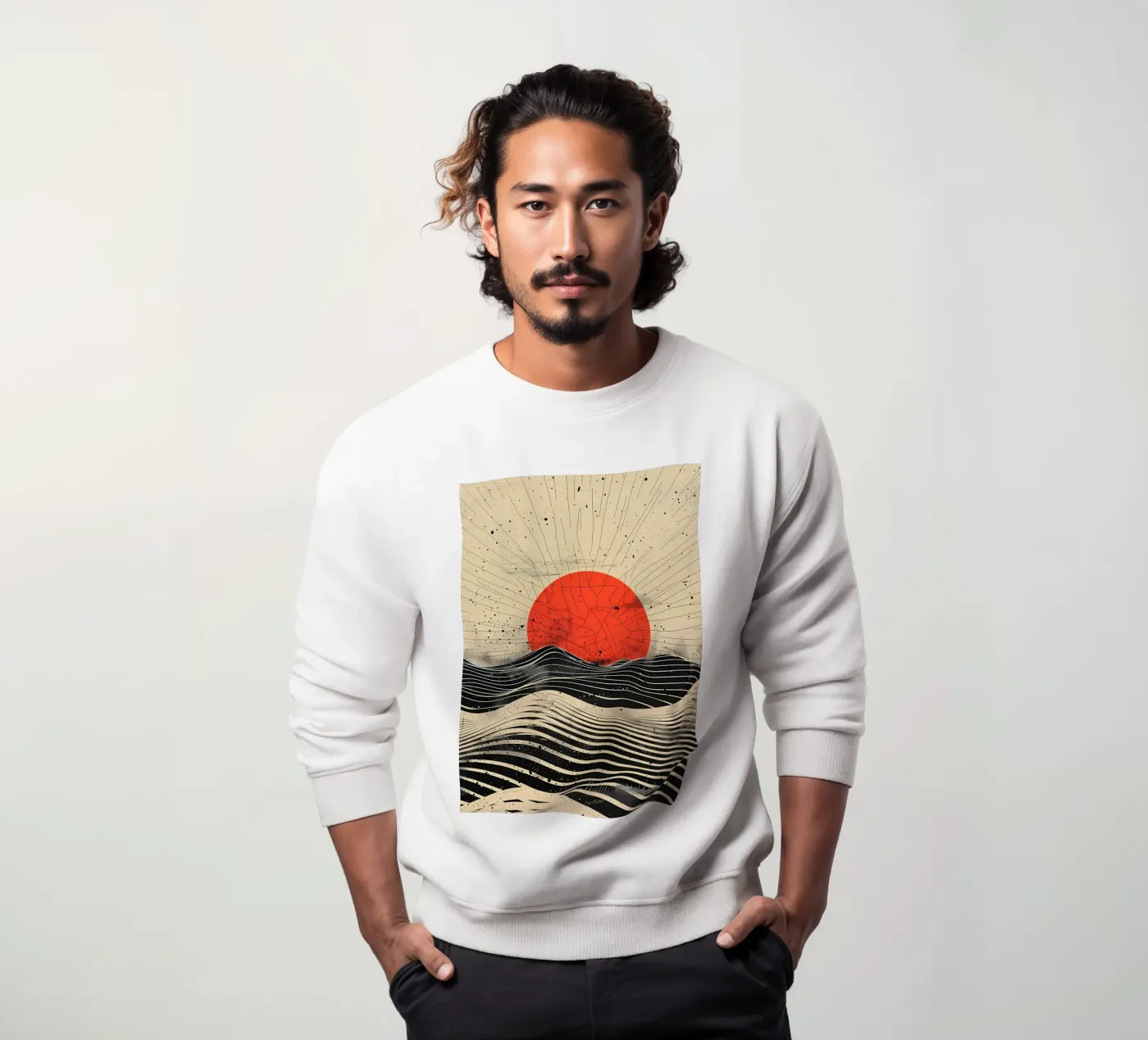 Scharlaken Eclips sweatshirt van James M Coyle