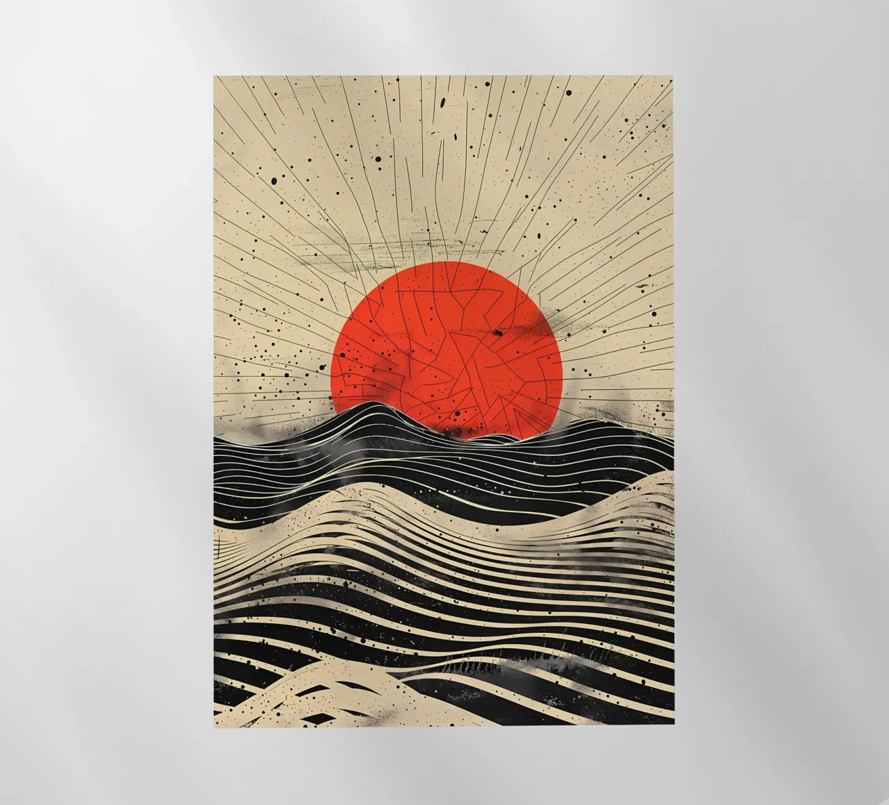 Scharlaken Eclips backlit folie van James M Coyle