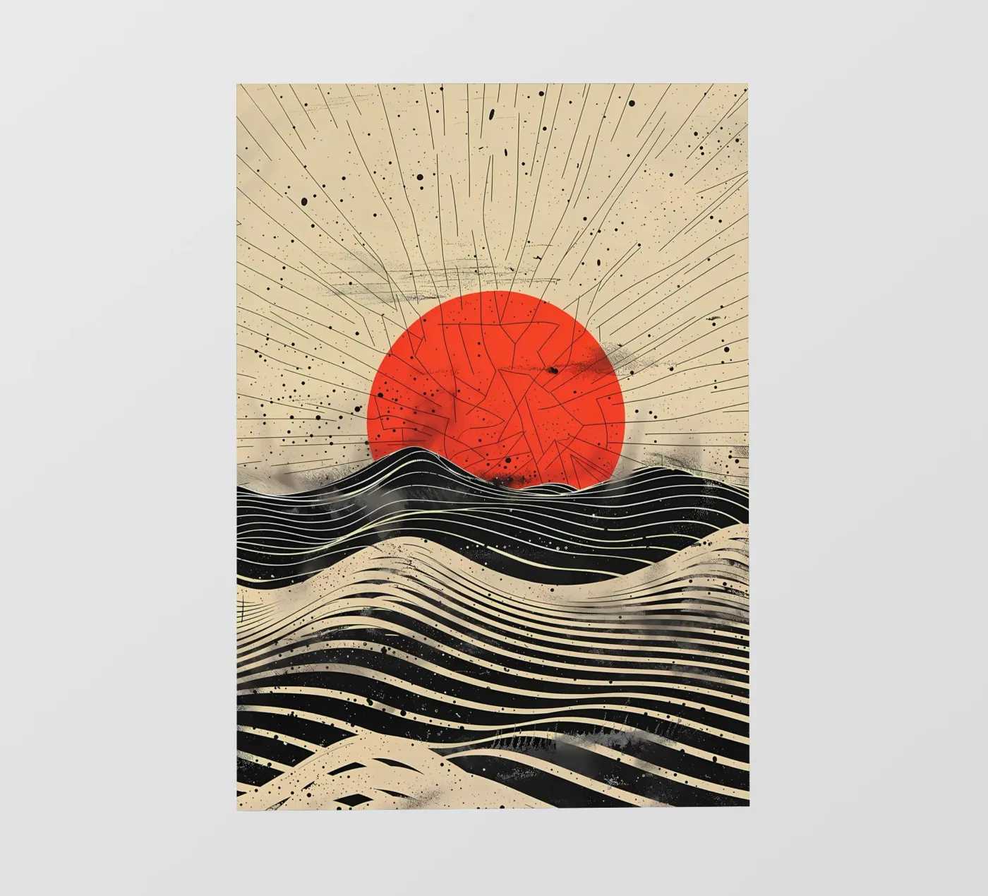 Scharlachrote Sonnenfinsternis Fototapete von James M Coyle