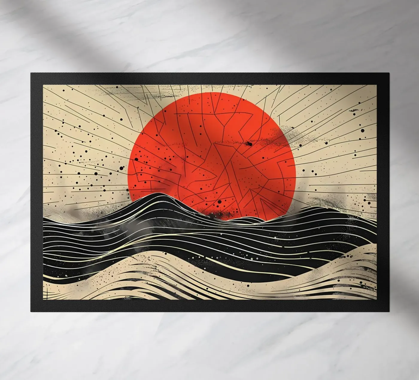 Scarlet Eclipse paillasson de James M Coyle