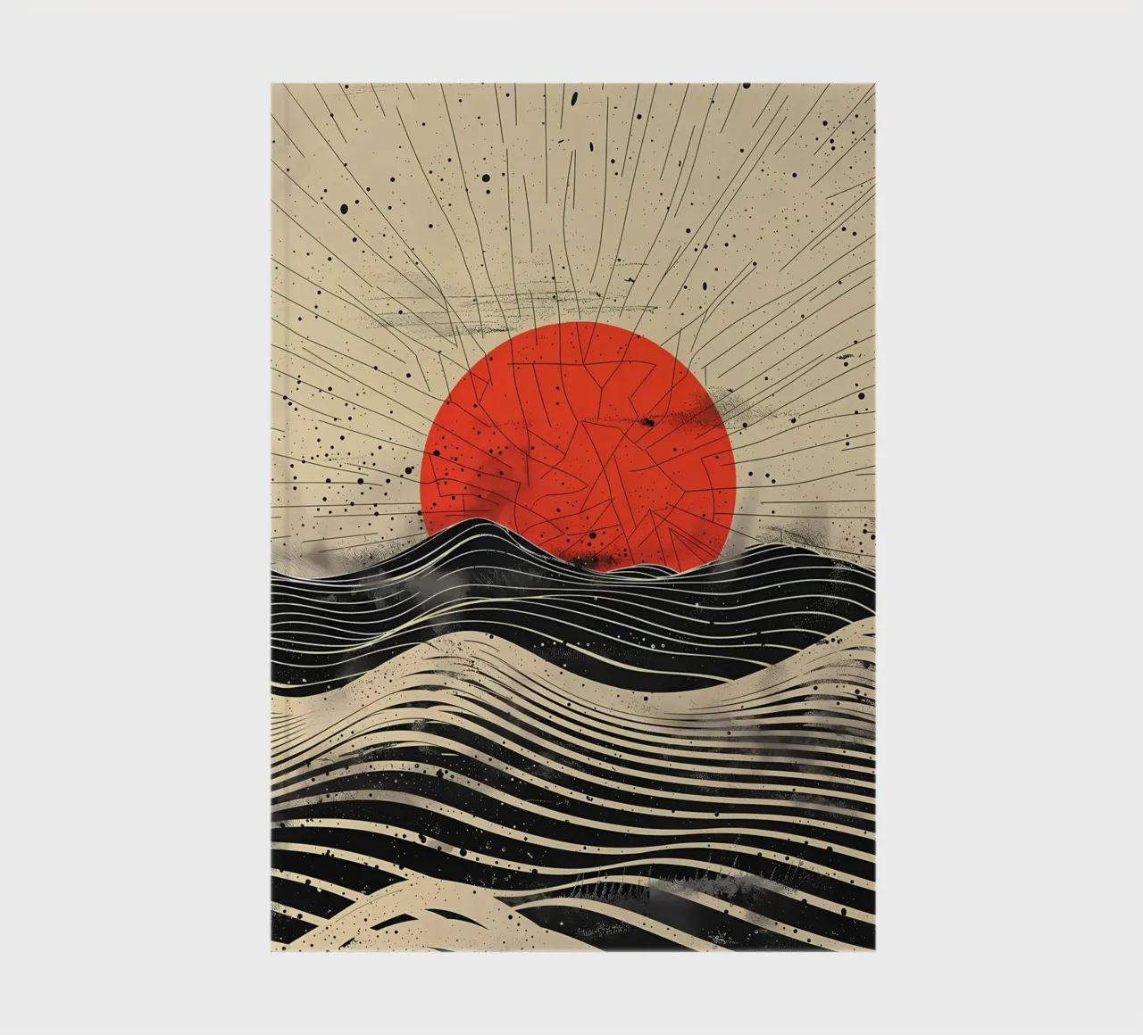 Scarlet Eclipse notebook by James M Coyle