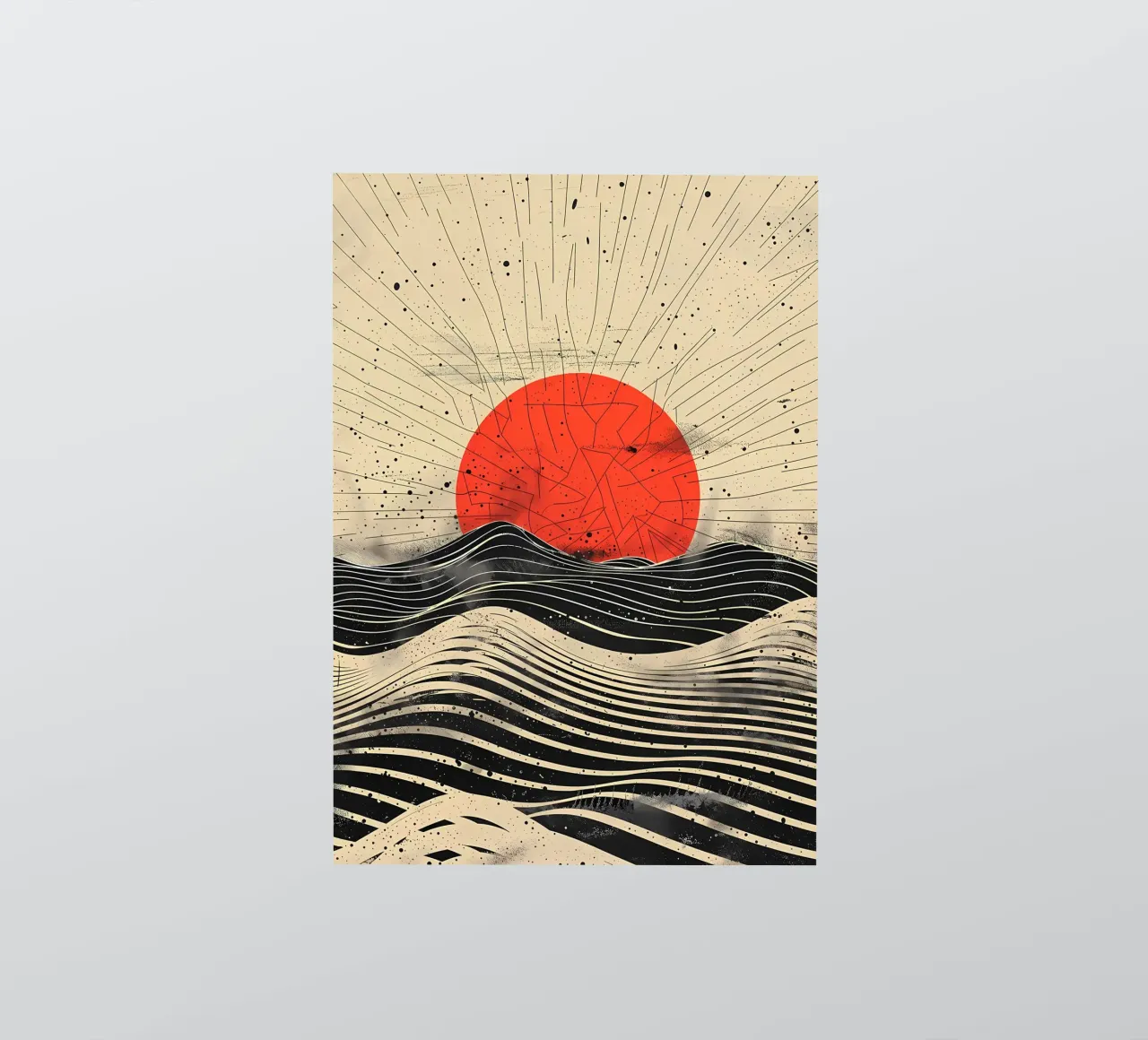 Scarlet Eclipse sticker by James M Coyle