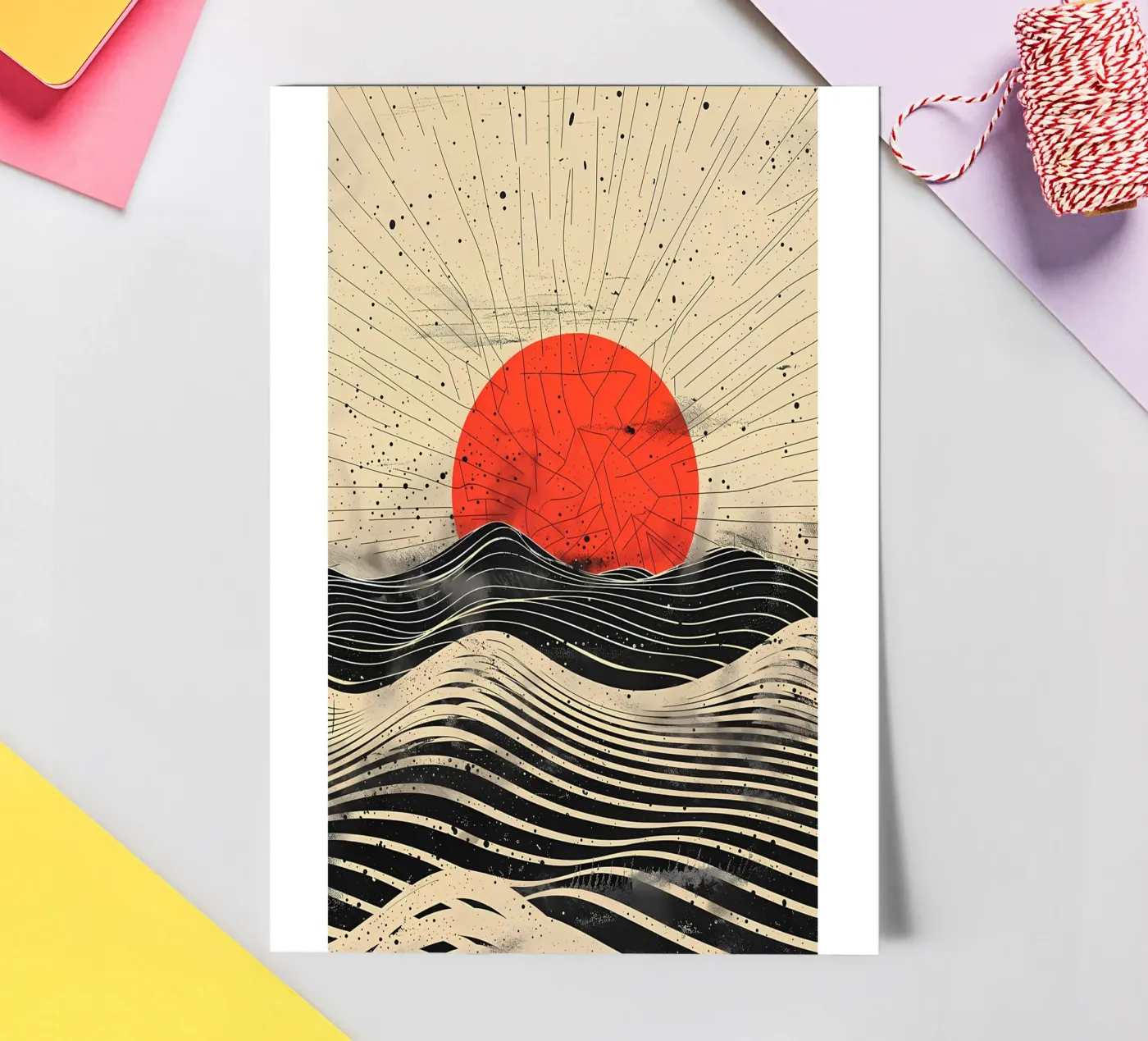 Scarlet Eclipse sticker sheet by James M Coyle