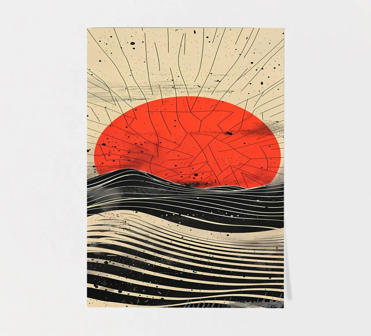 Scarlet Eclipse sticker sheet by James M Coyle