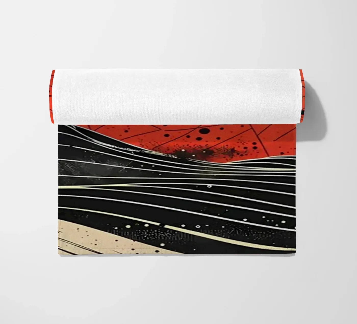 Scarlet Eclipse serviette de plage de James M Coyle