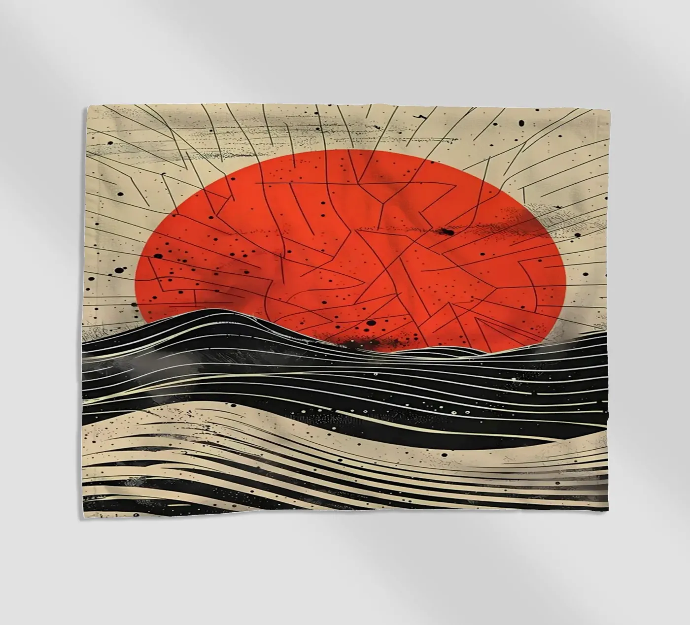 Scarlet Eclipse serviette de plage de James M Coyle