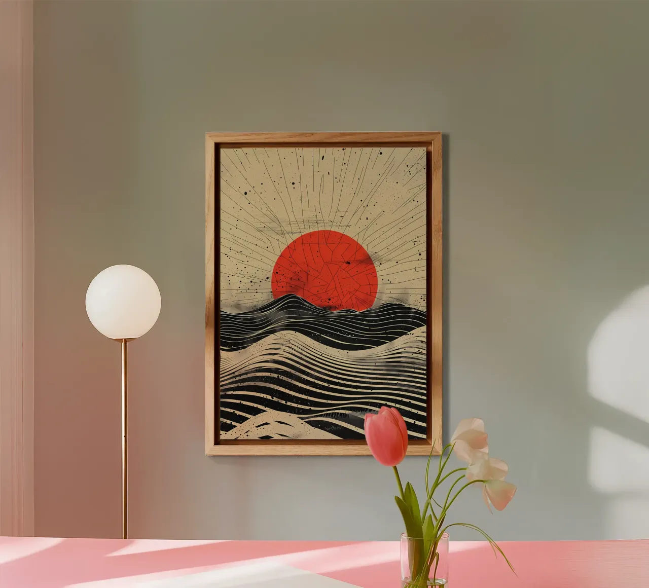 Scarlet Eclipse alu-dibond by James M Coyle