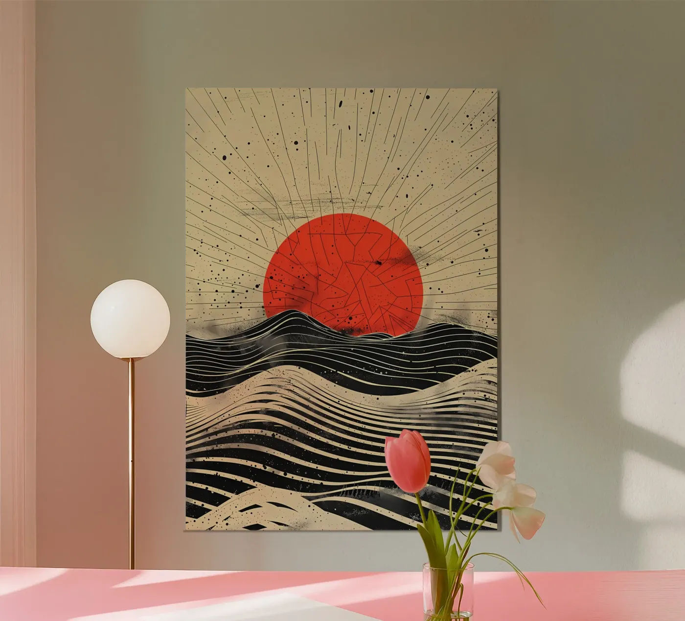 Eclissi Scarlatta alluminio dibond da James M Coyle