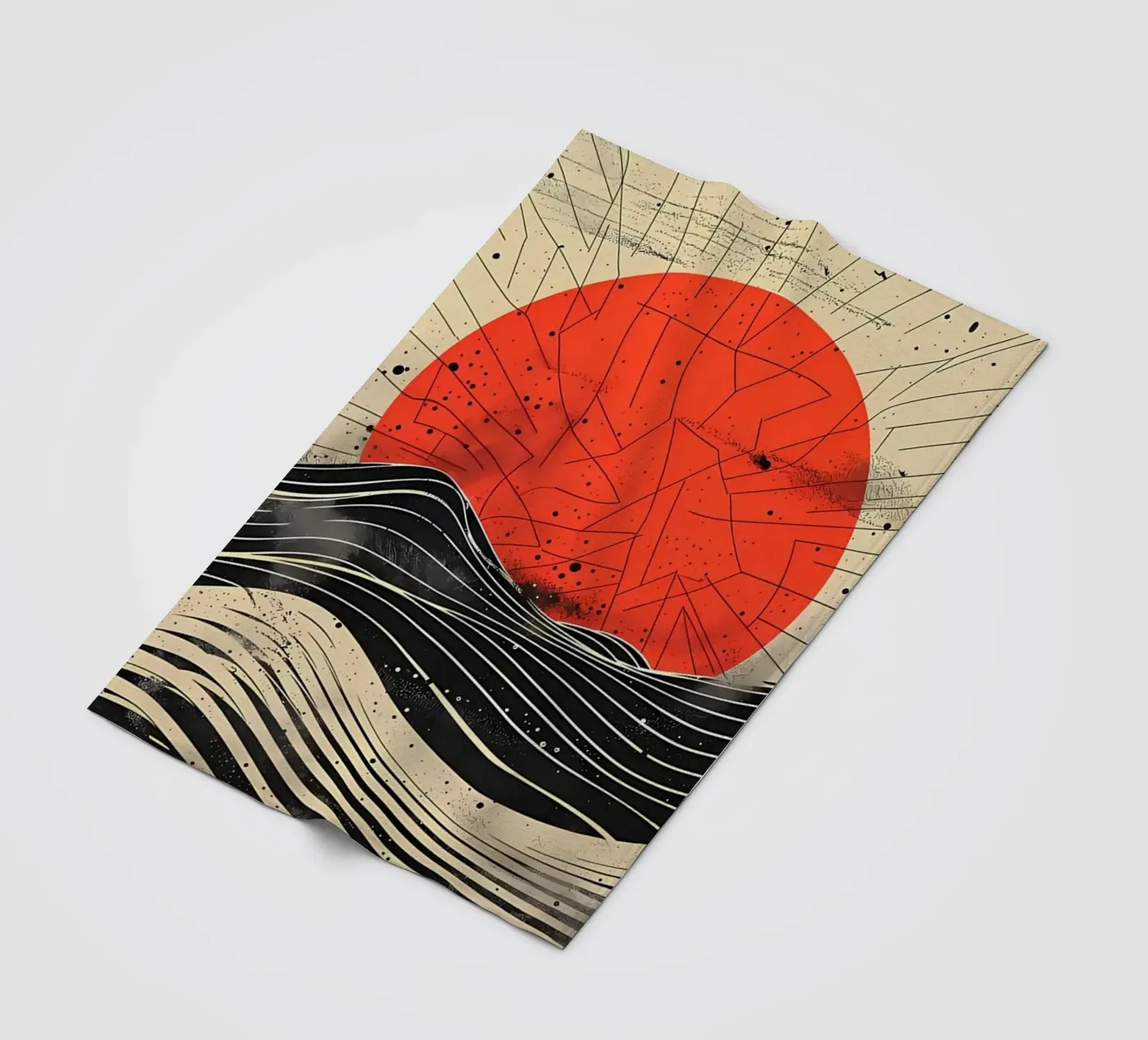Scharlaken Eclips fleecedeken van James M Coyle
