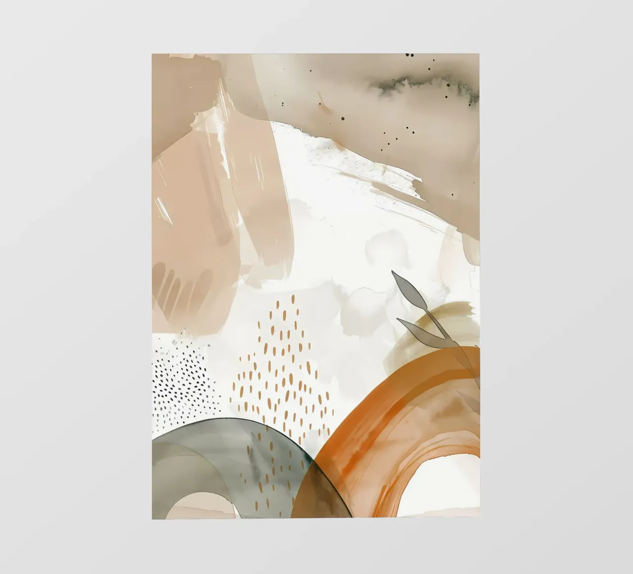 Arte astratta ad acquerello pellicola backlit da Rebecca Clark Wyrick