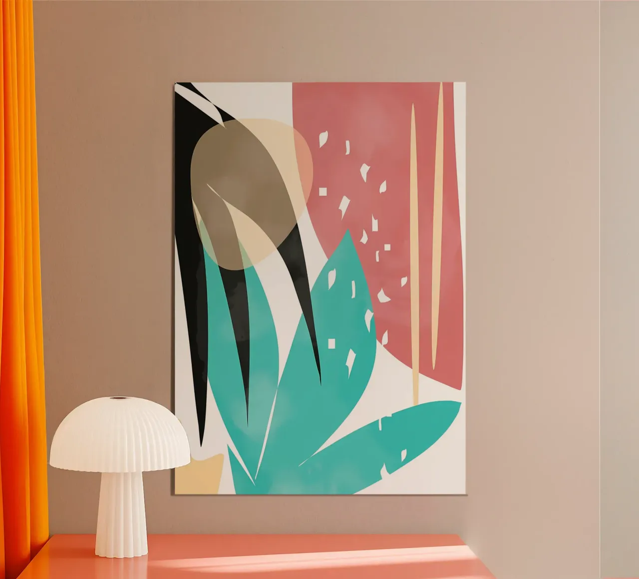 BOTANICA 1 poster con telaio in alluminio da Rebecca Clark Wyrick