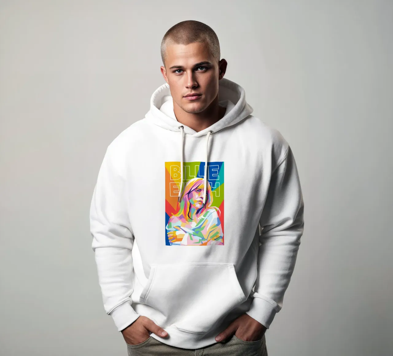 billie eilish felpa con cappuccio da WPAP MALANG