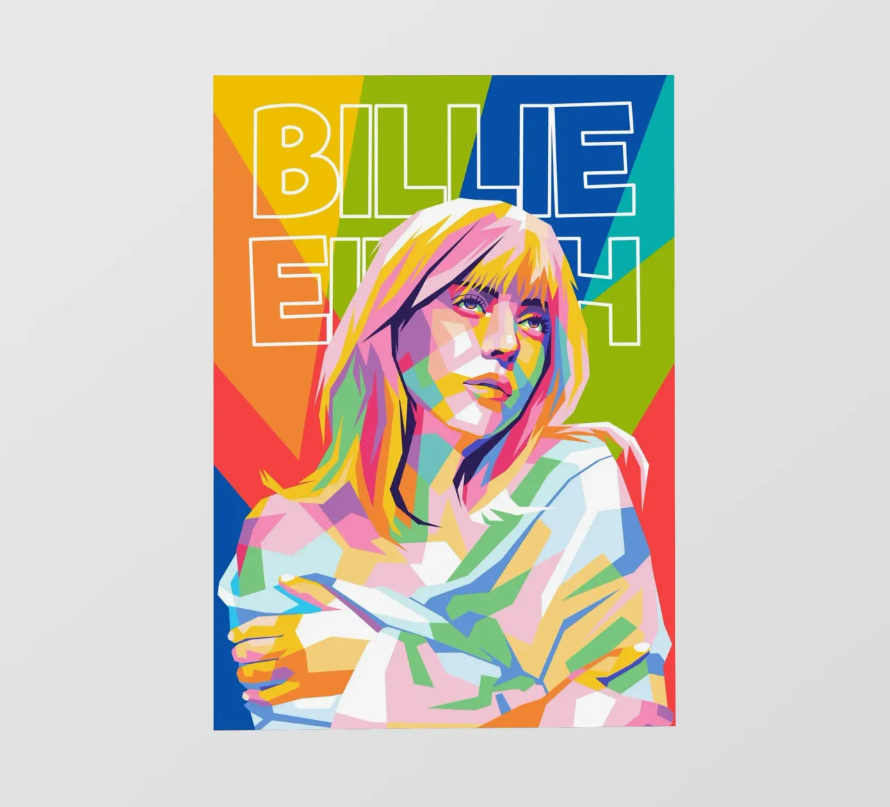 billie eilish pellicola backlit da WPAP MALANG