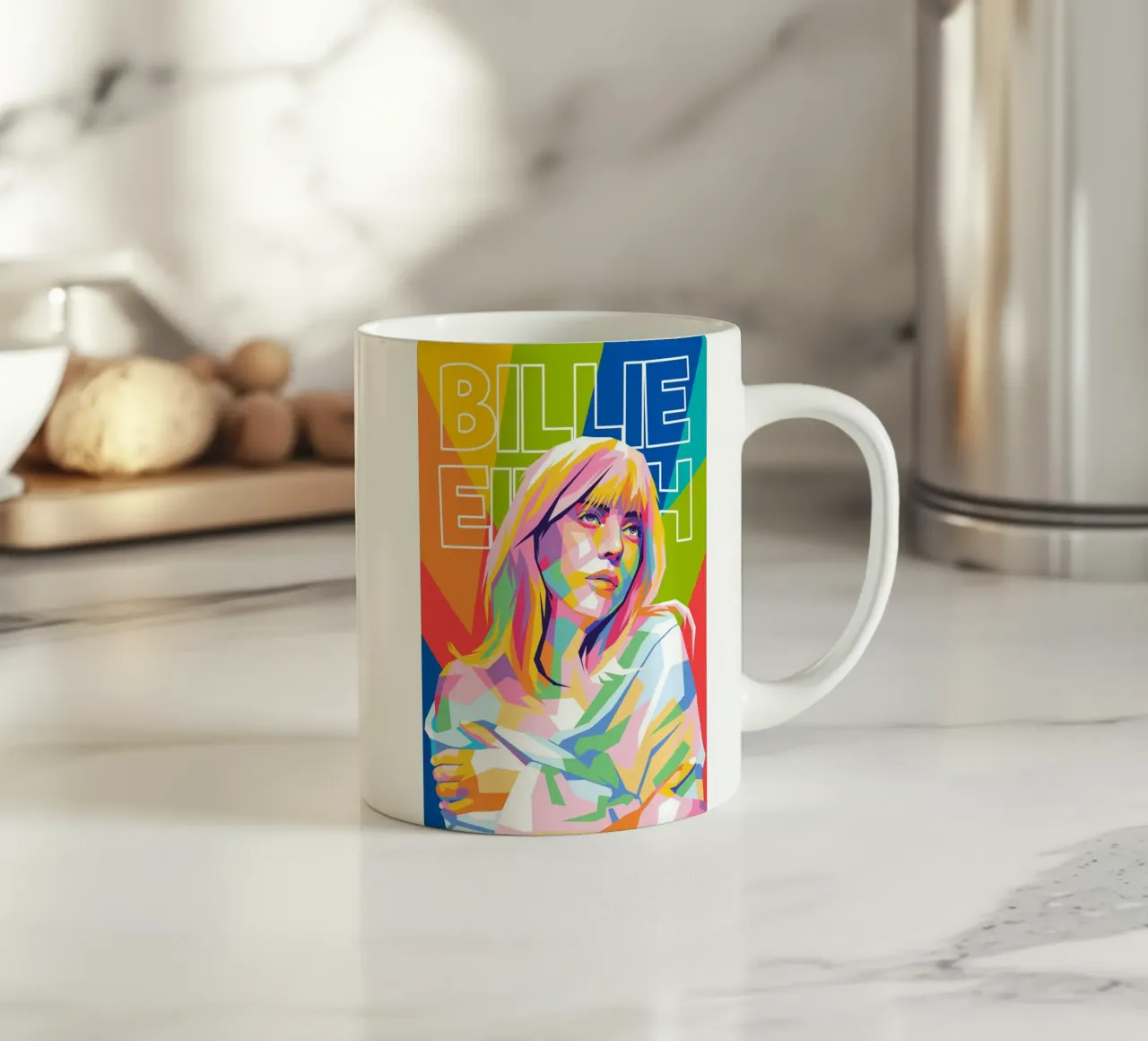 billie eilish tazza in ceramica da WPAP MALANG